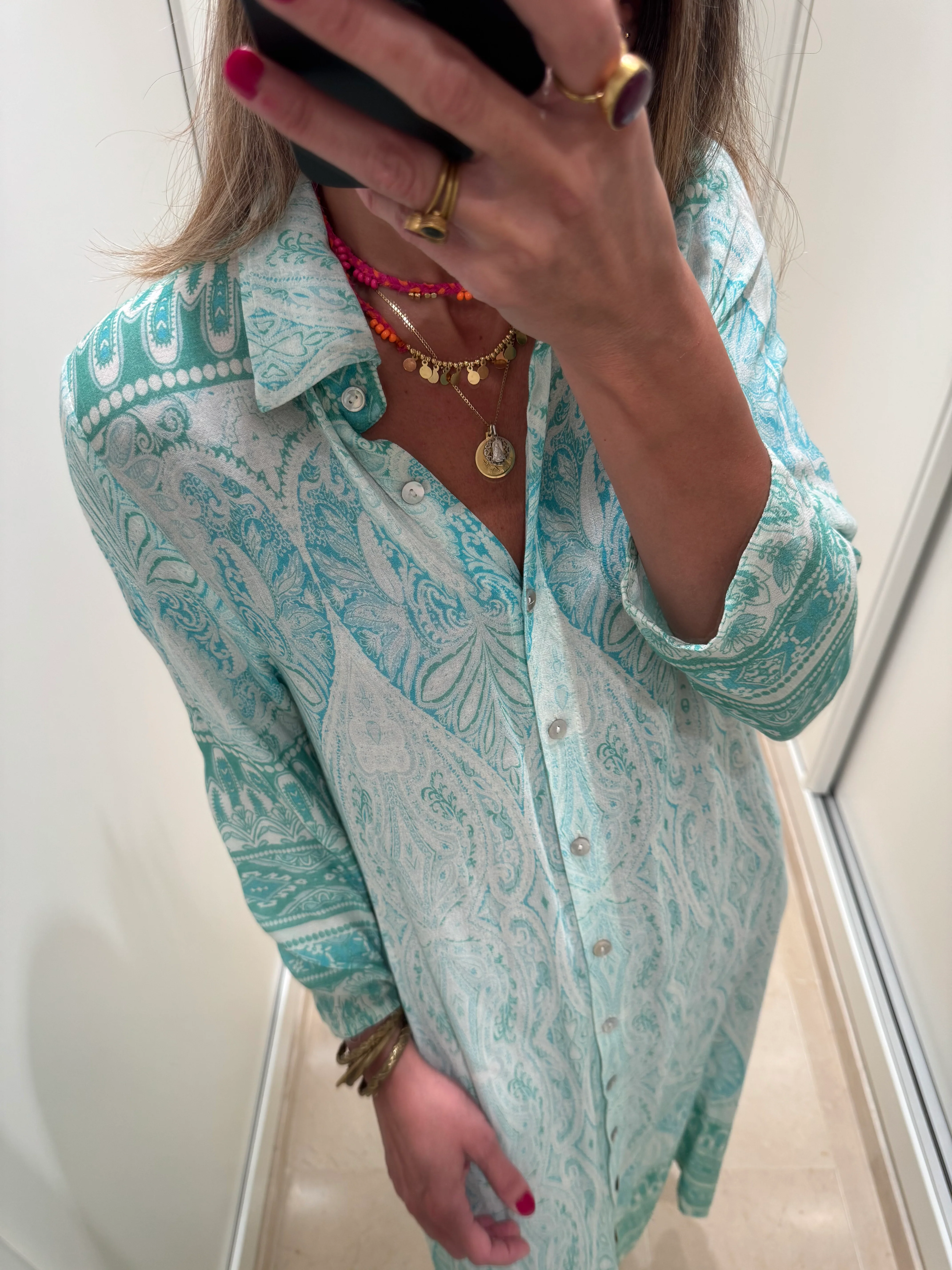 Camisero cachemir verde agua - Image 3