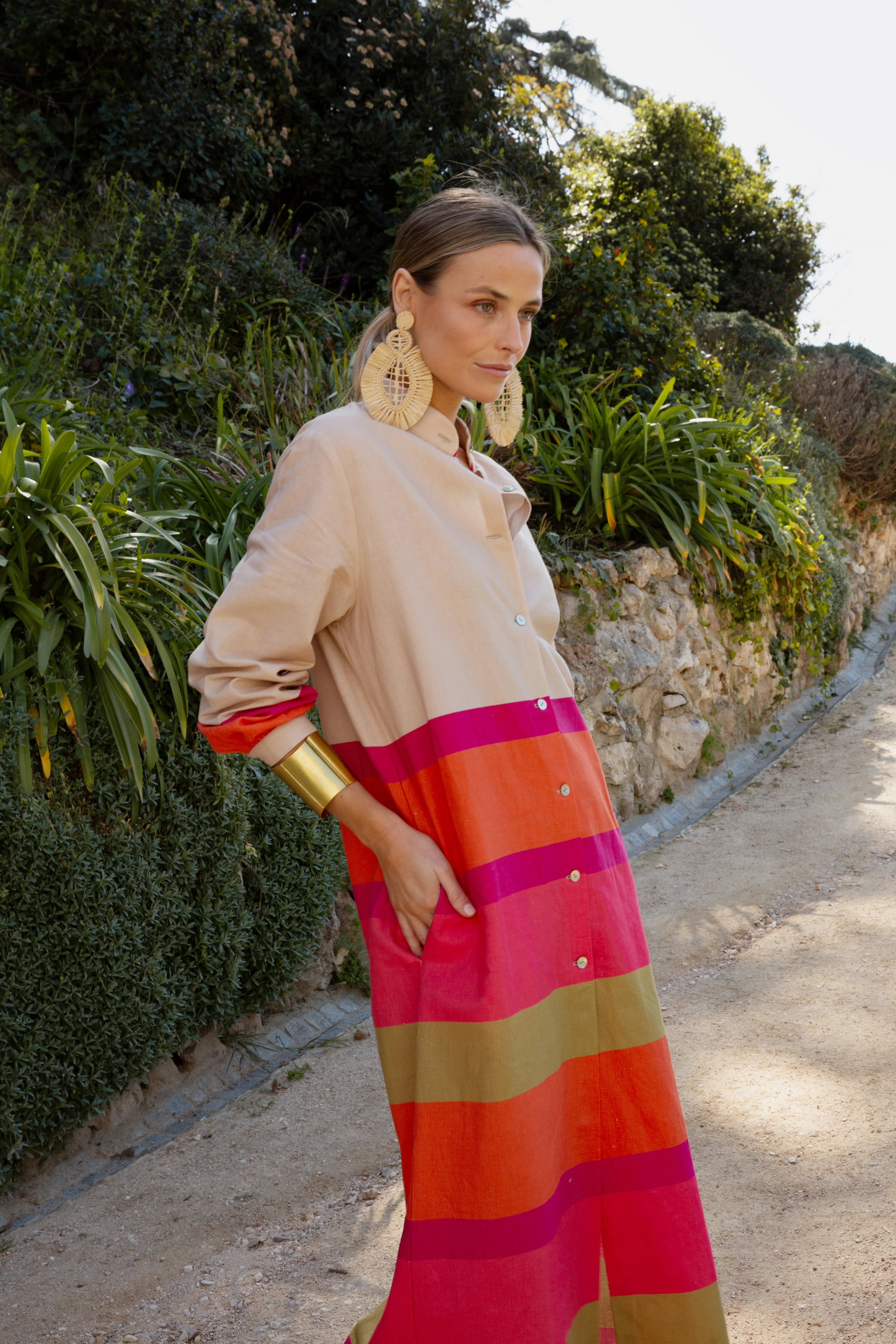 Camisero lino rayas - Image 3