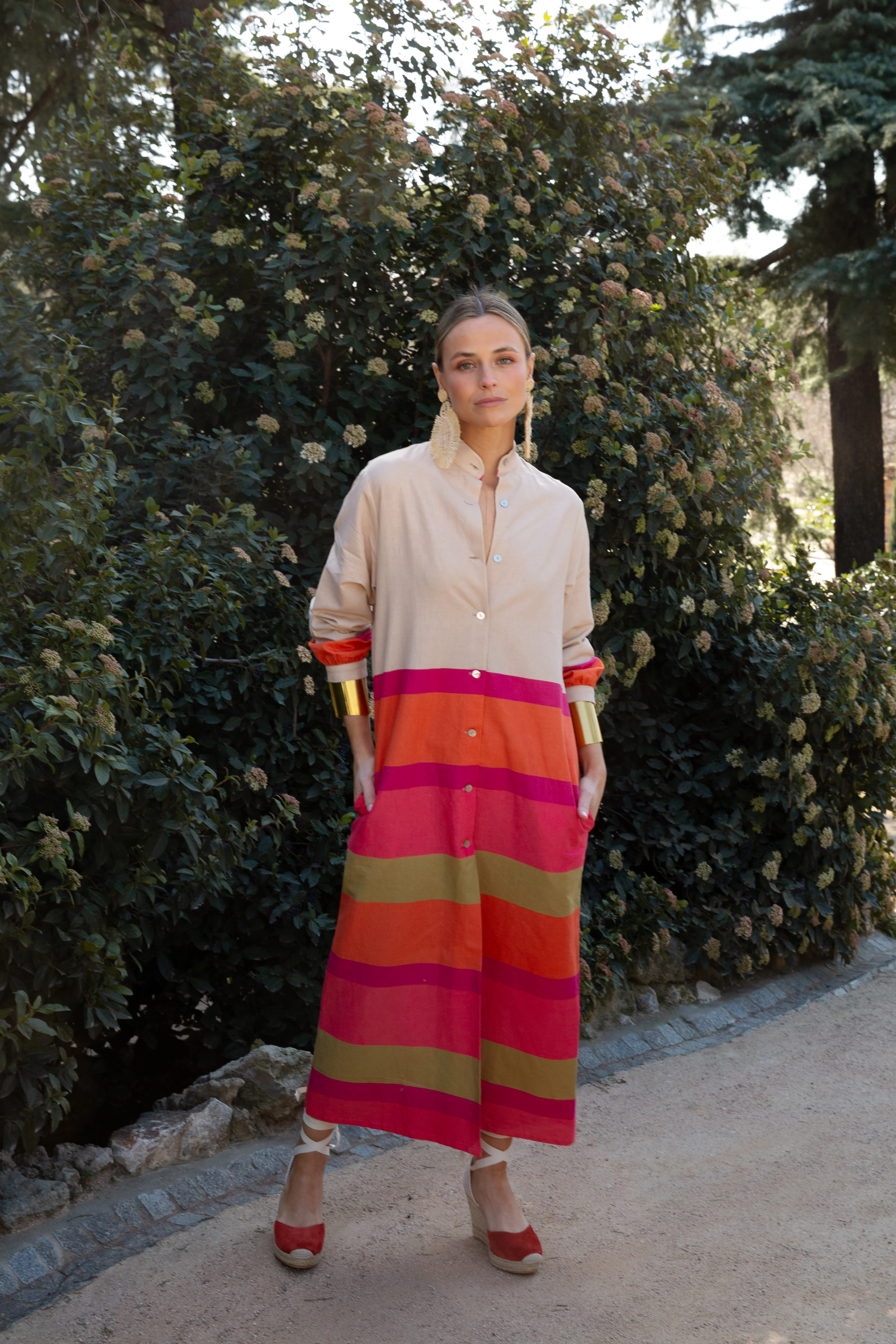 Camisero lino rayas - Image 6