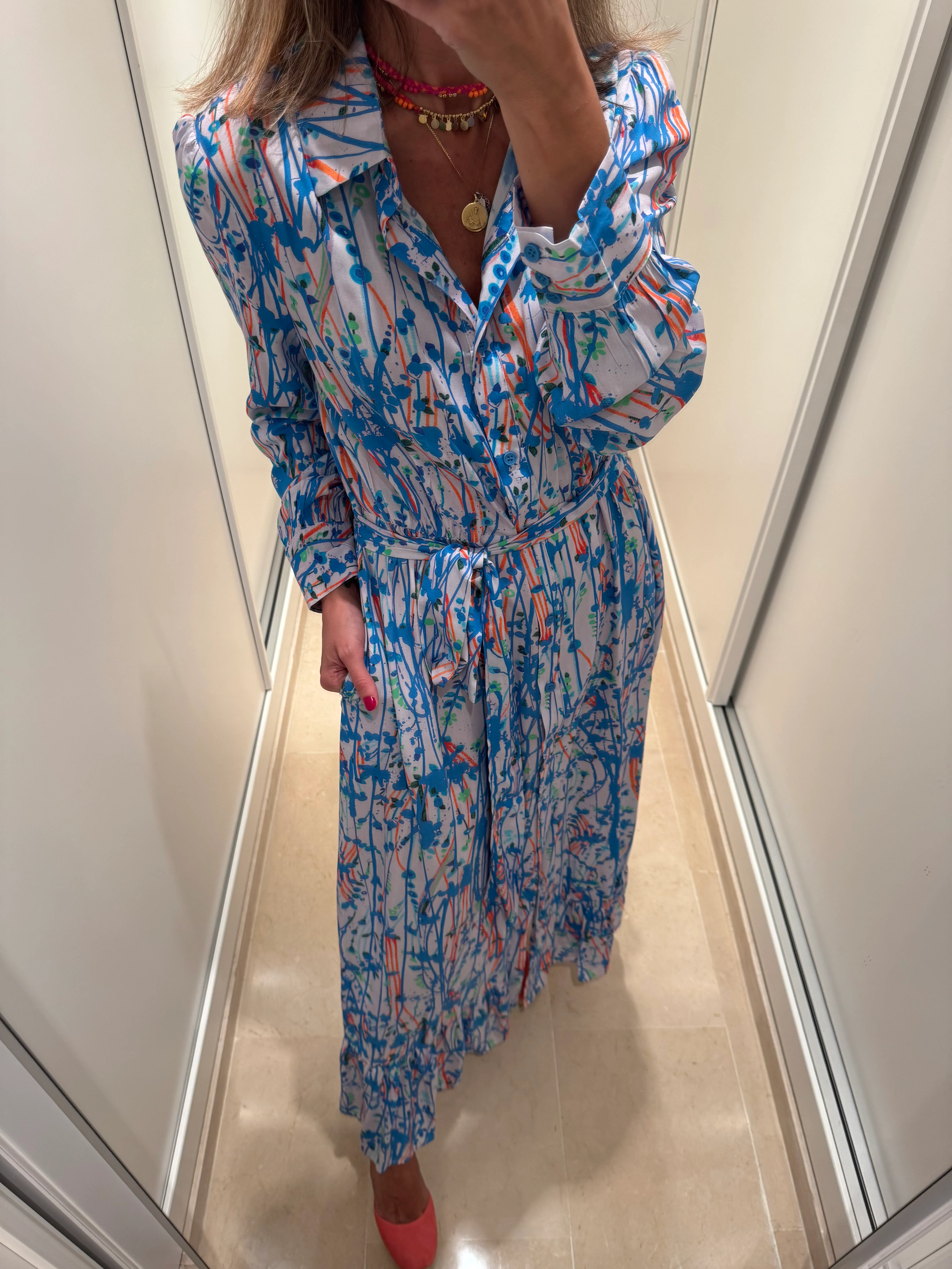 Camisero pinceladas azul - Image 2
