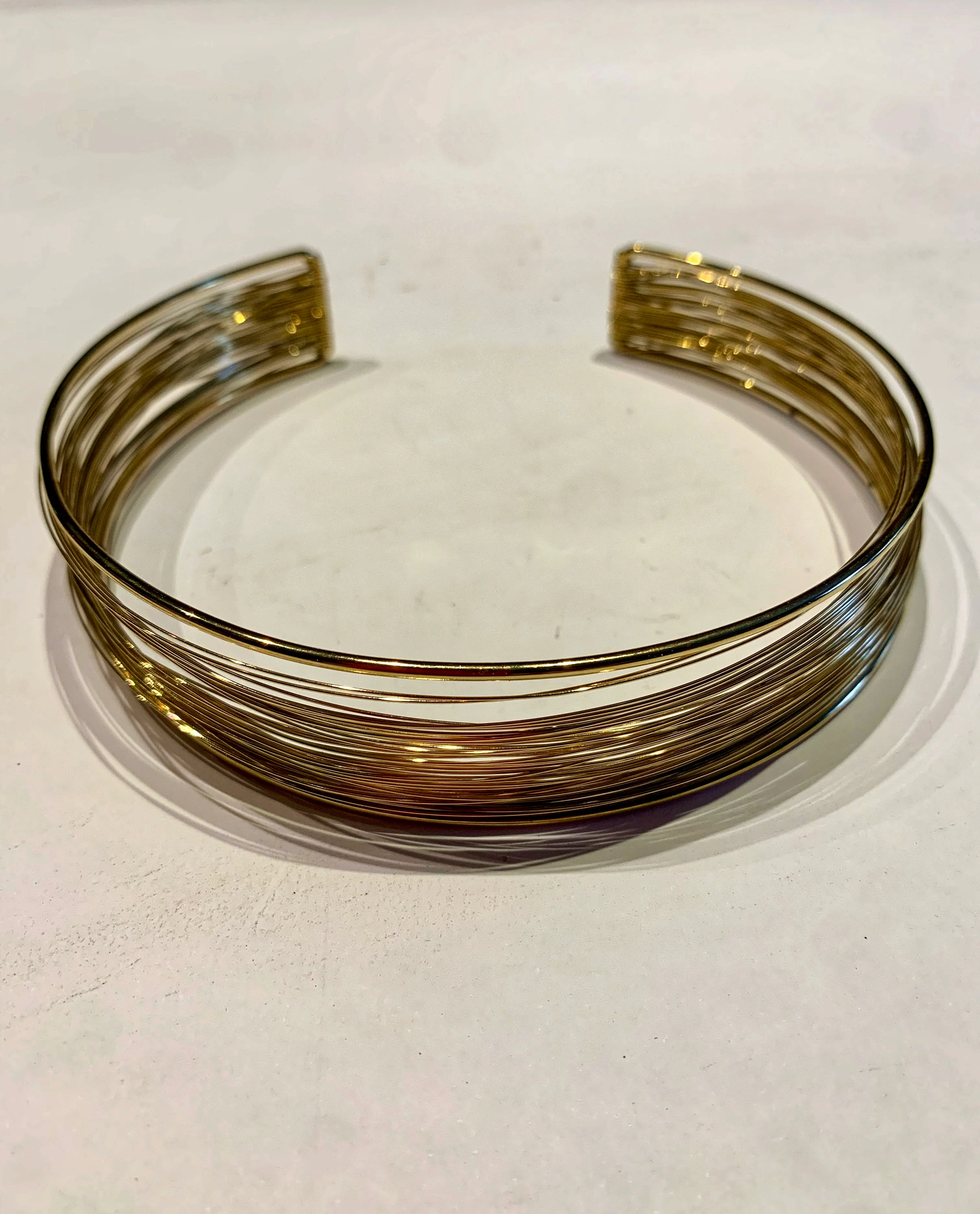 Choker multihilos dorado - Image 2