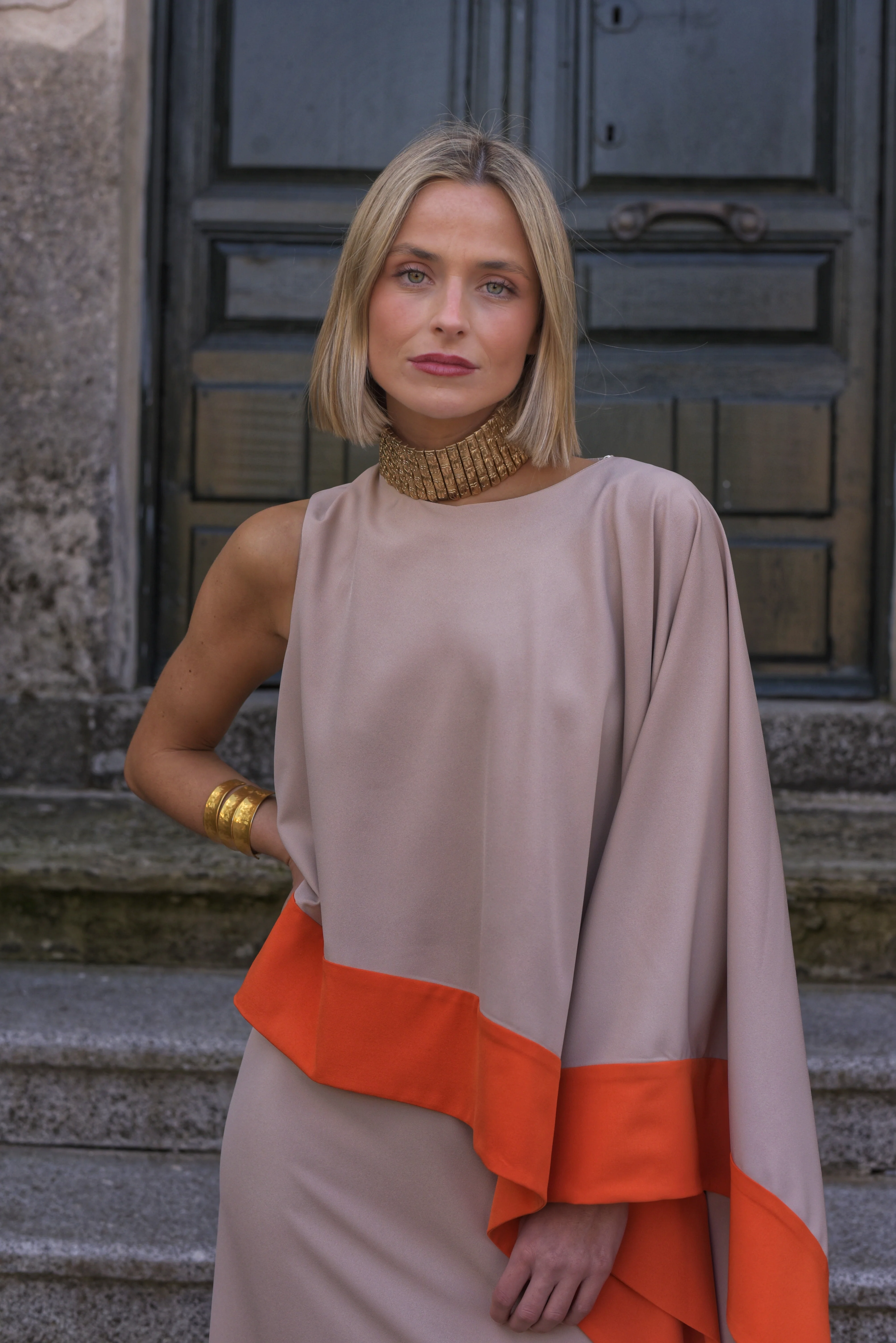 Conjunto Lady Puma beis/naranja - Image 8