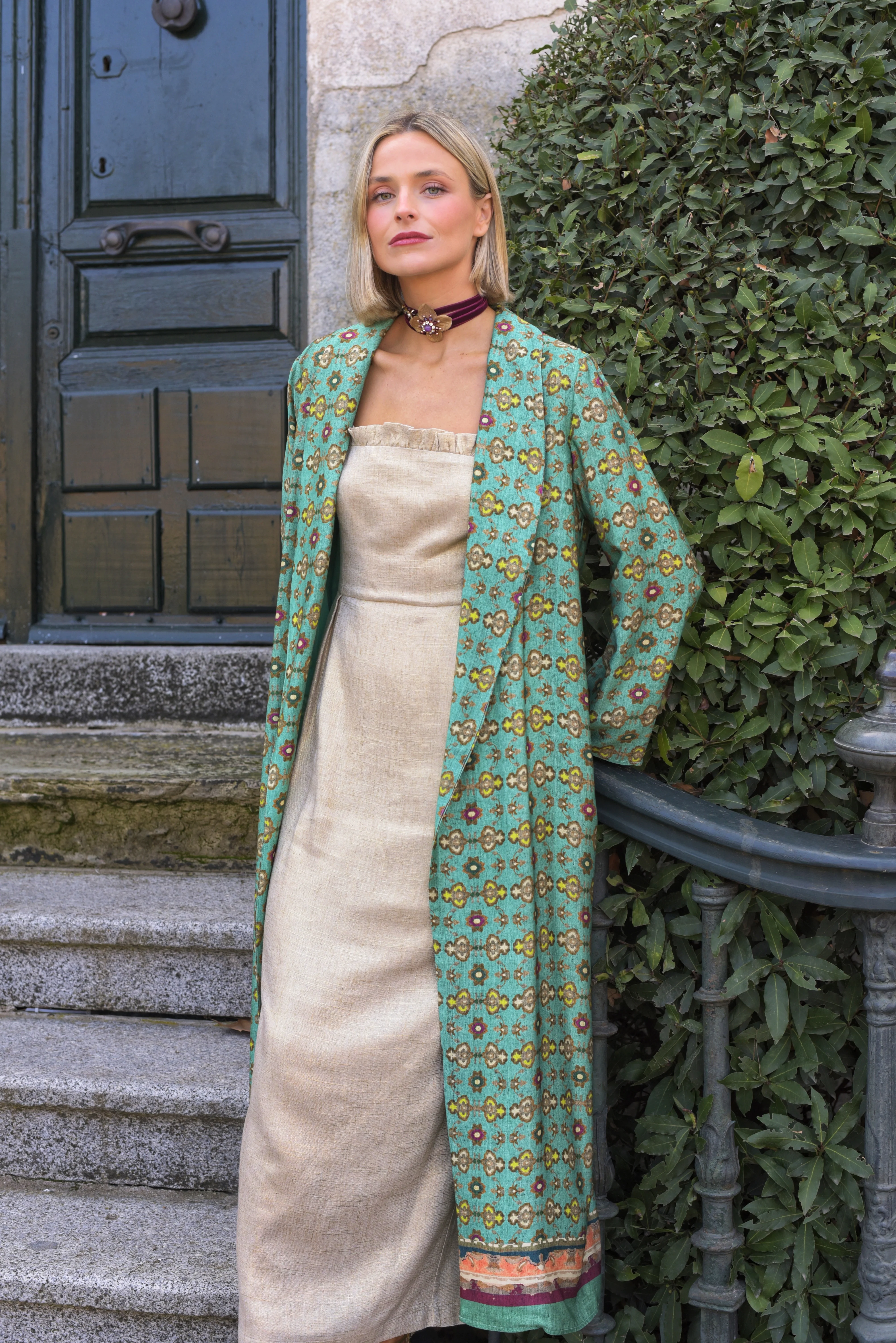 Kimono Lady Lémur verde agua - Image 2