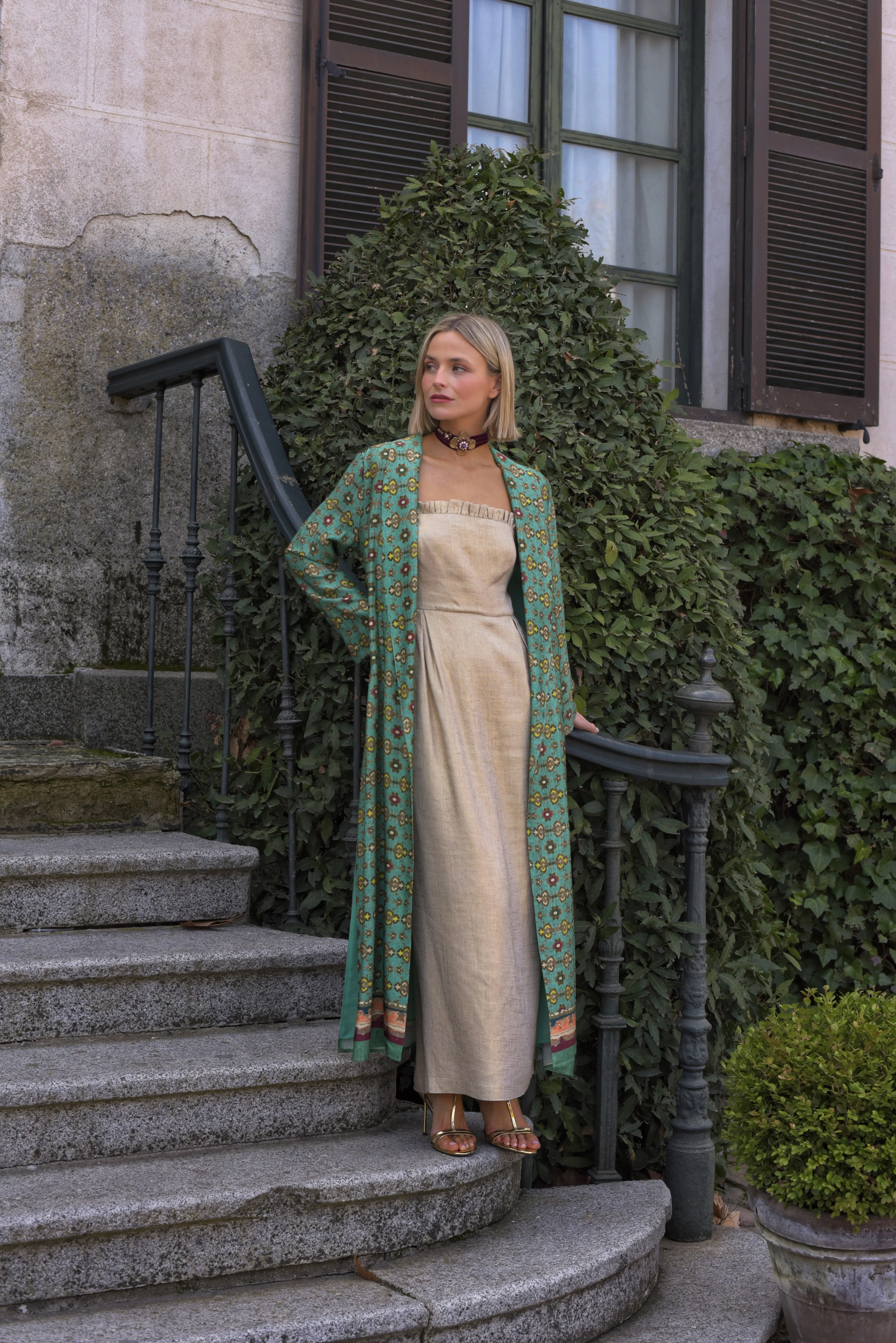 Kimono Lady Lémur verde agua - Image 4