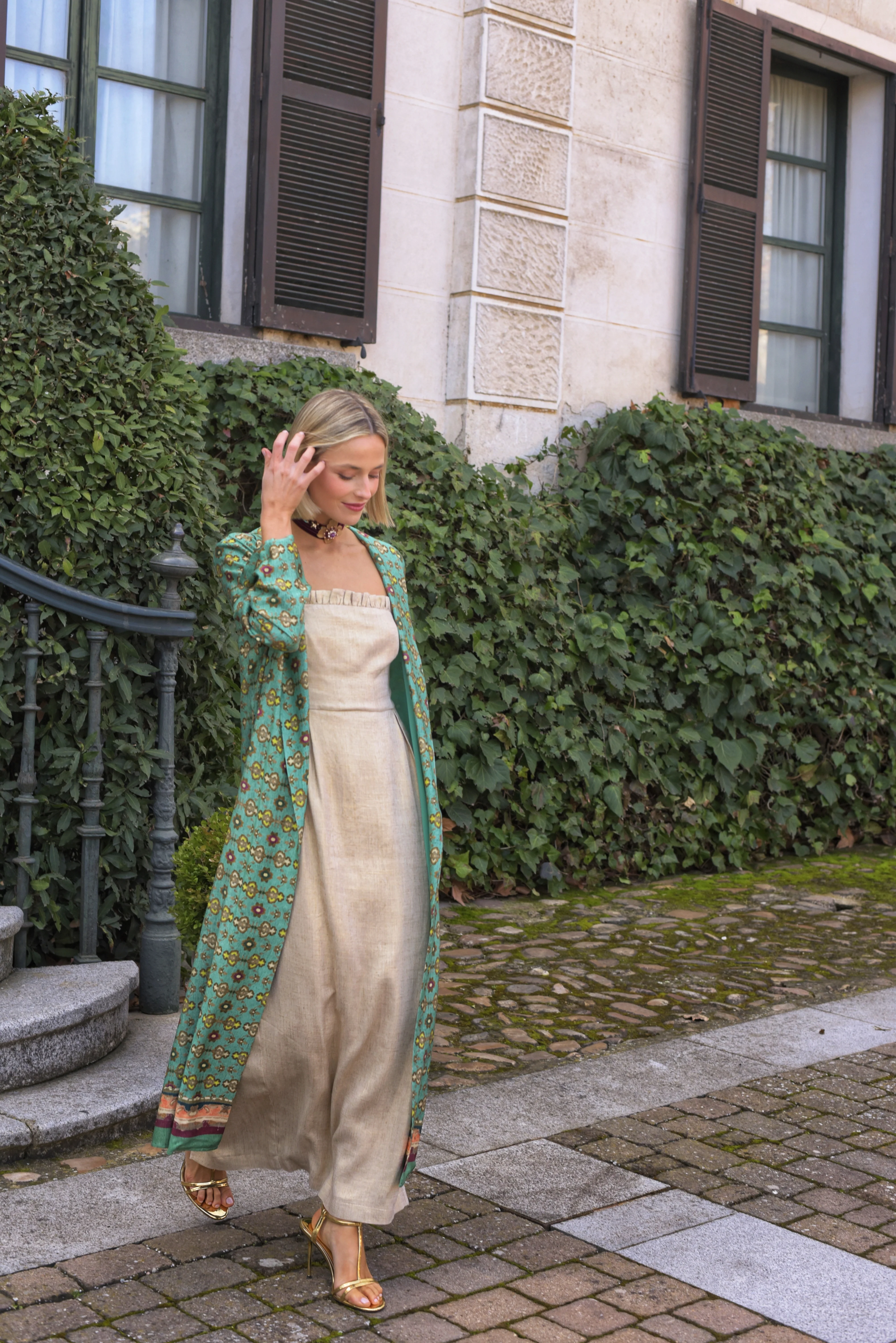 Kimono Lady Lémur verde agua - Image 6