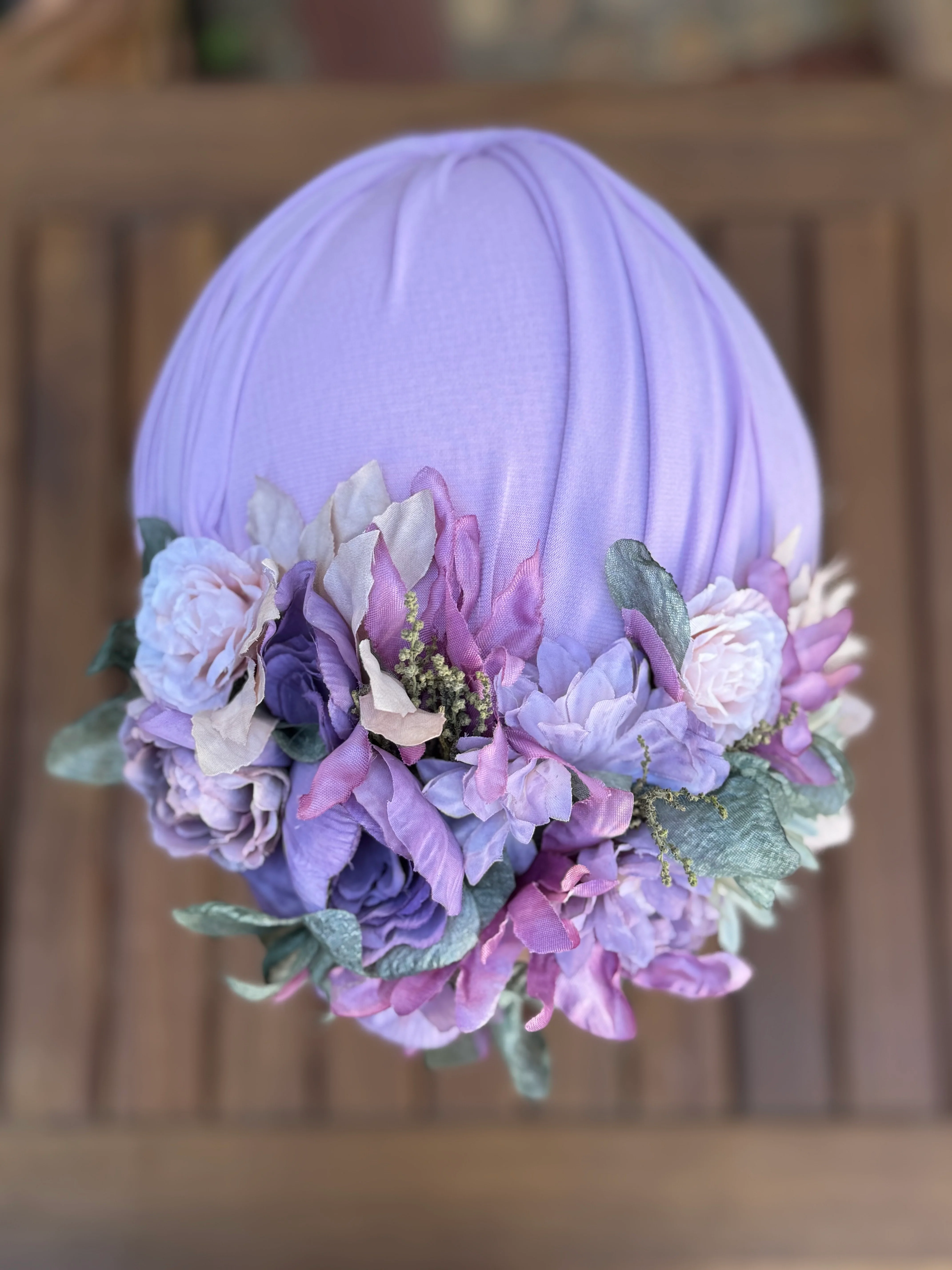 Tocado flores lila - Image 6