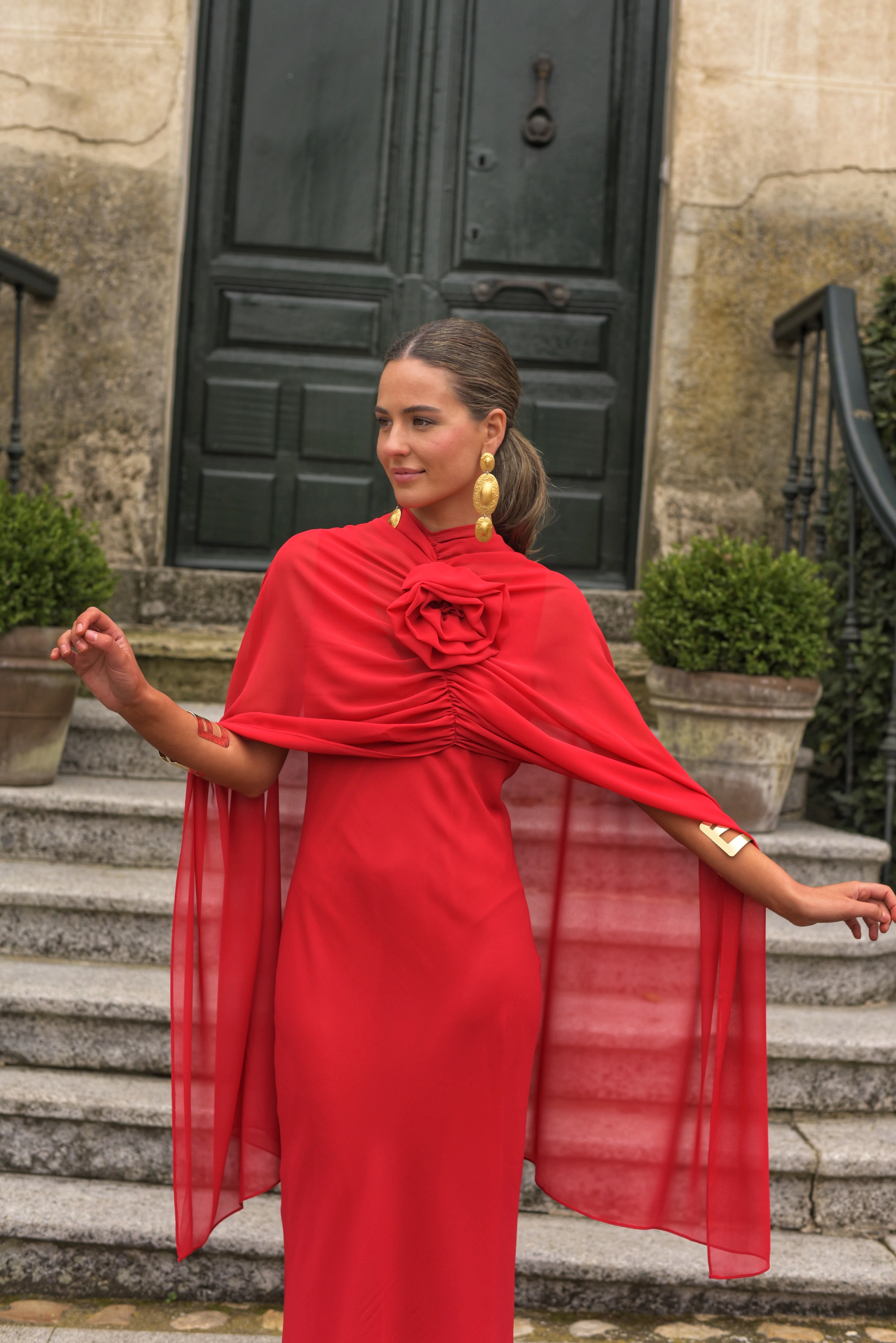 Vestido Edelweiss rojo - Image 3