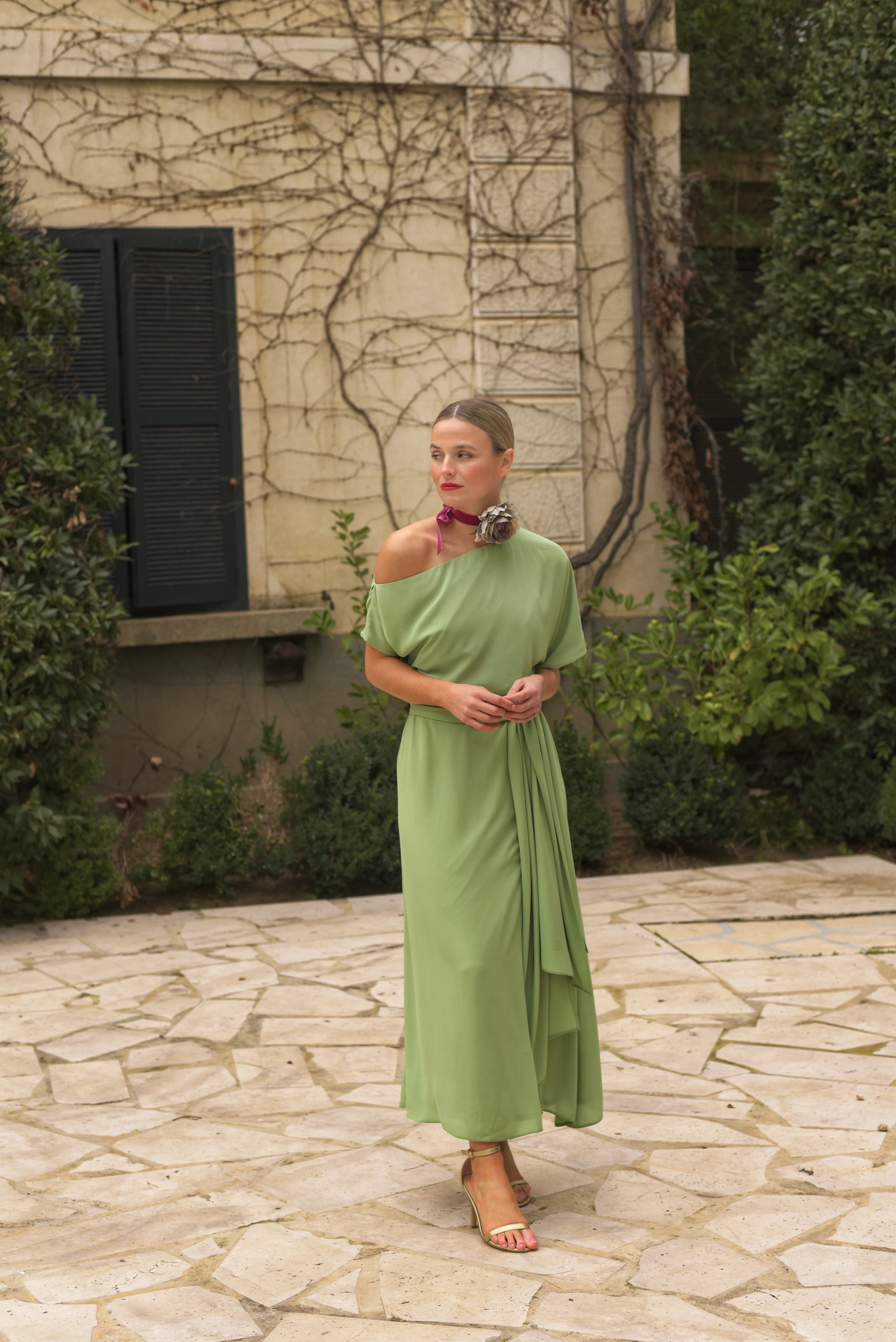 Vestido Lady Tulipán verde - Image 2