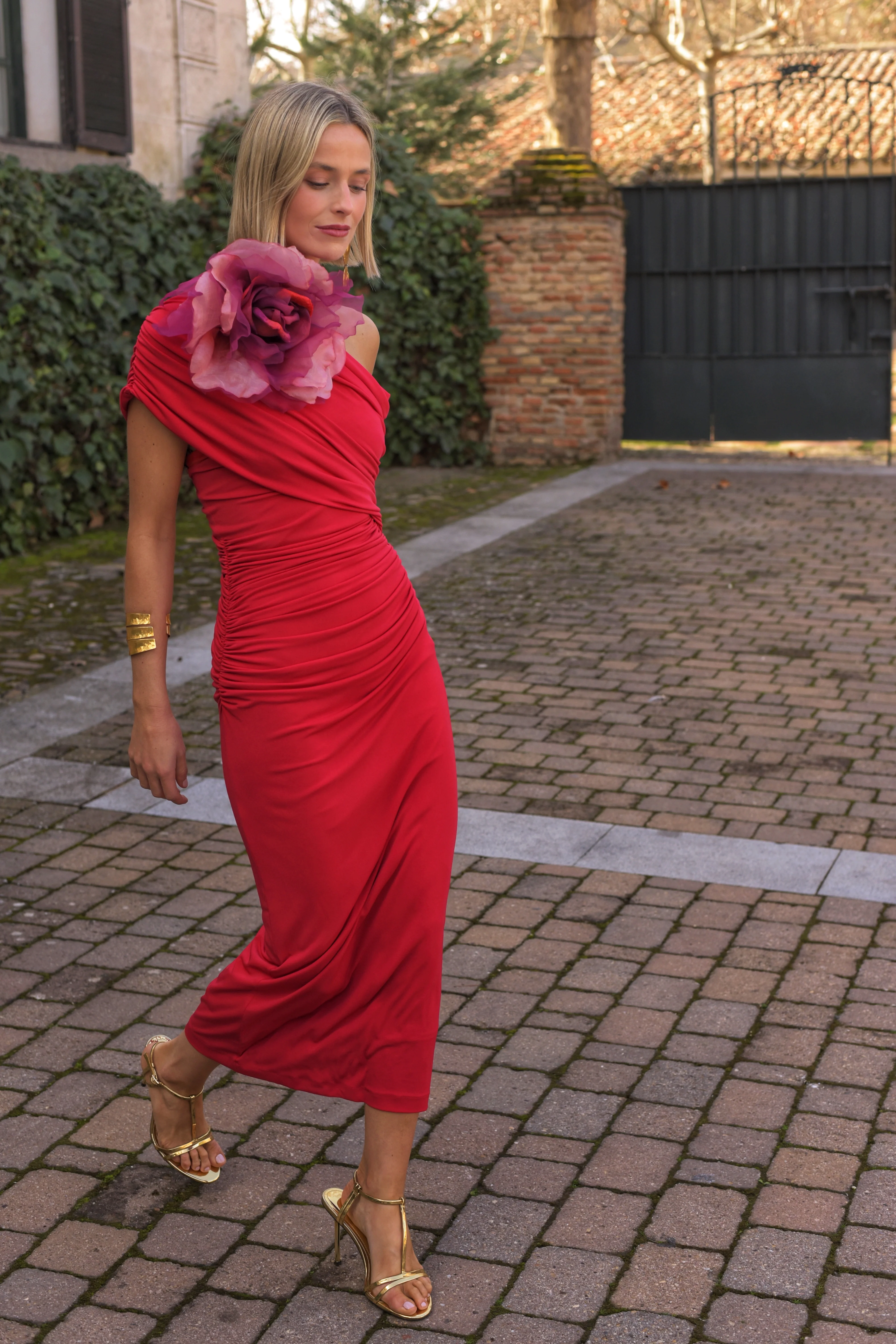 Vestido Lady Suricato rojo - Image 4