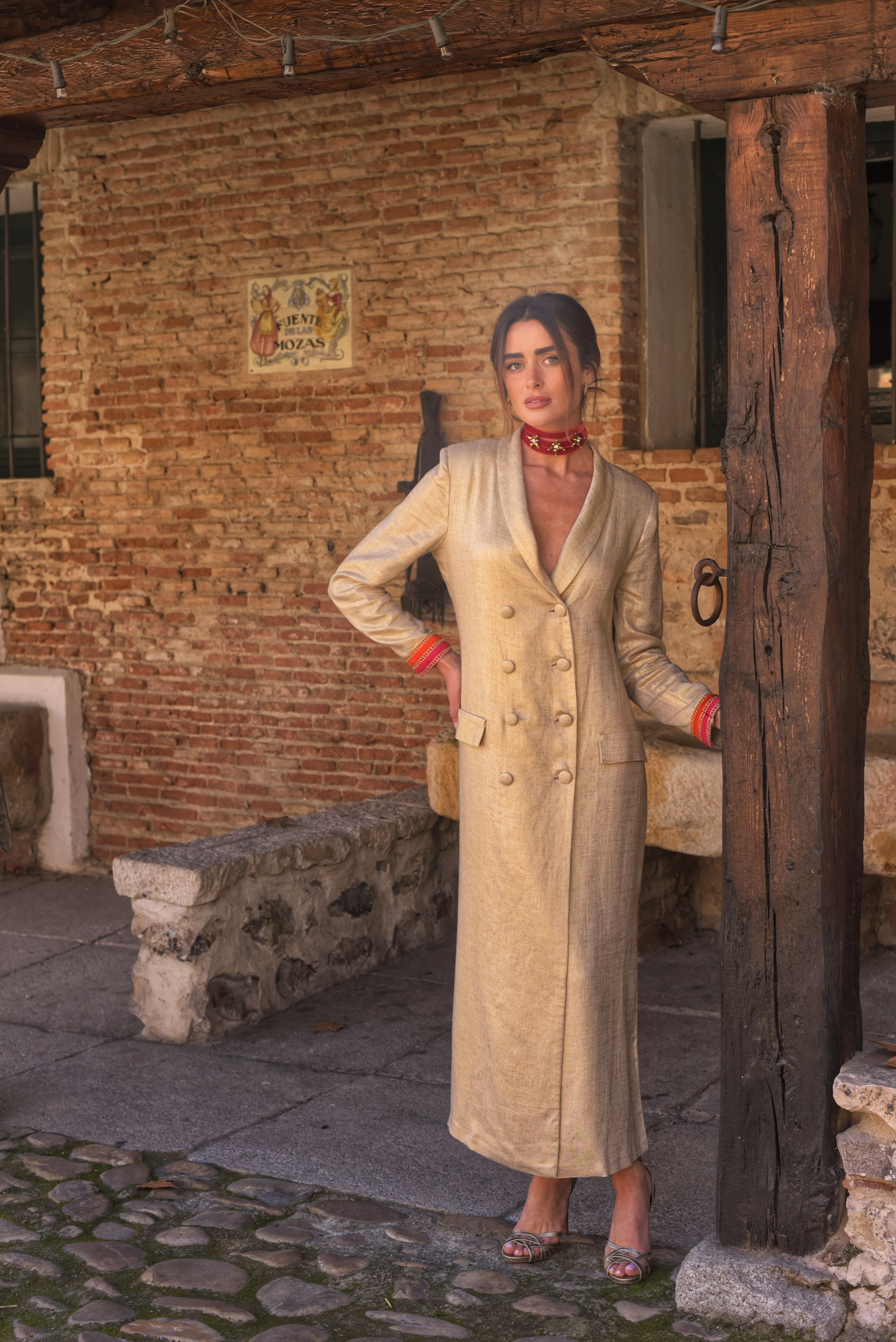 Vestido Jirafa dorado - Image 2