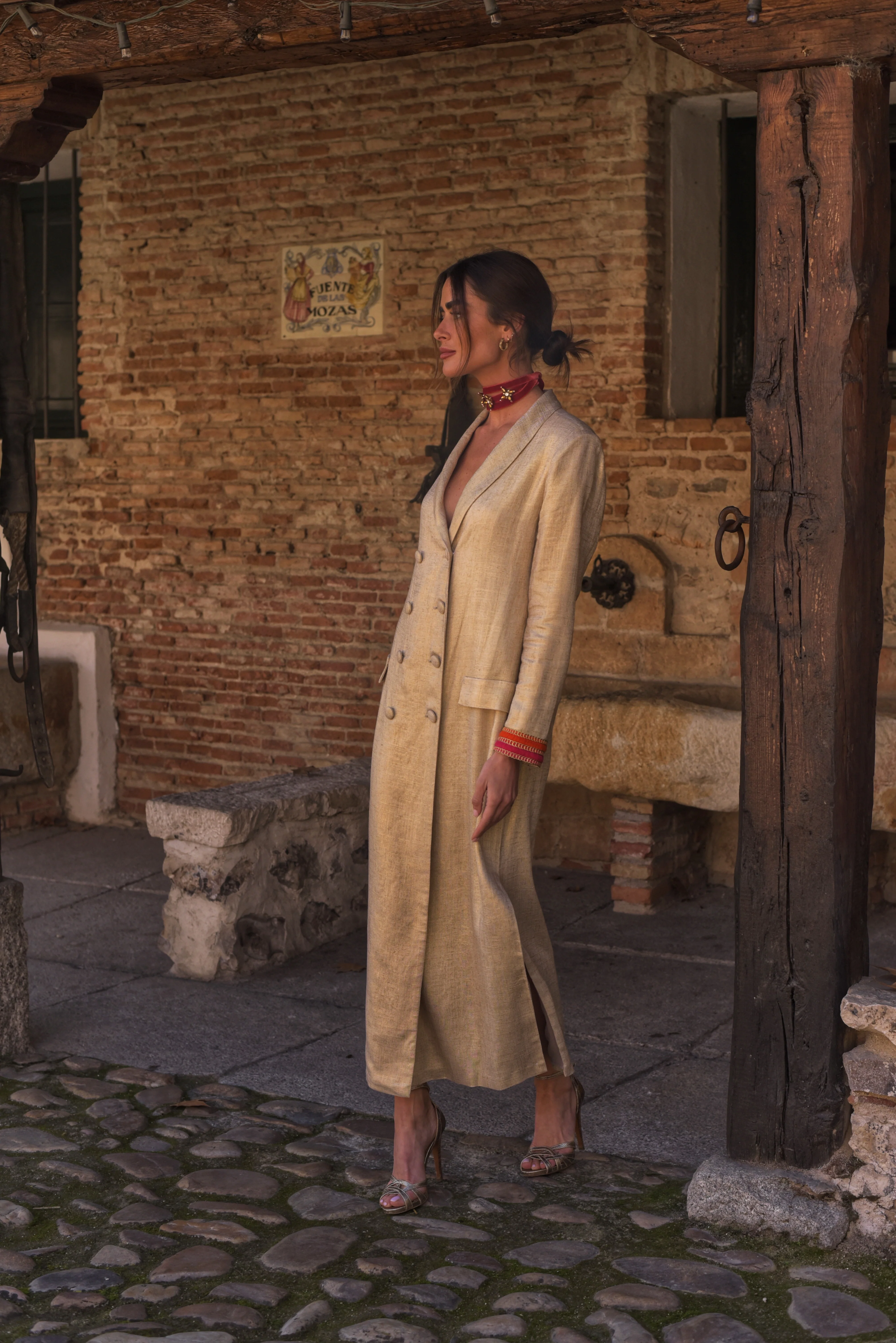 Vestido Jirafa dorado - Image 3