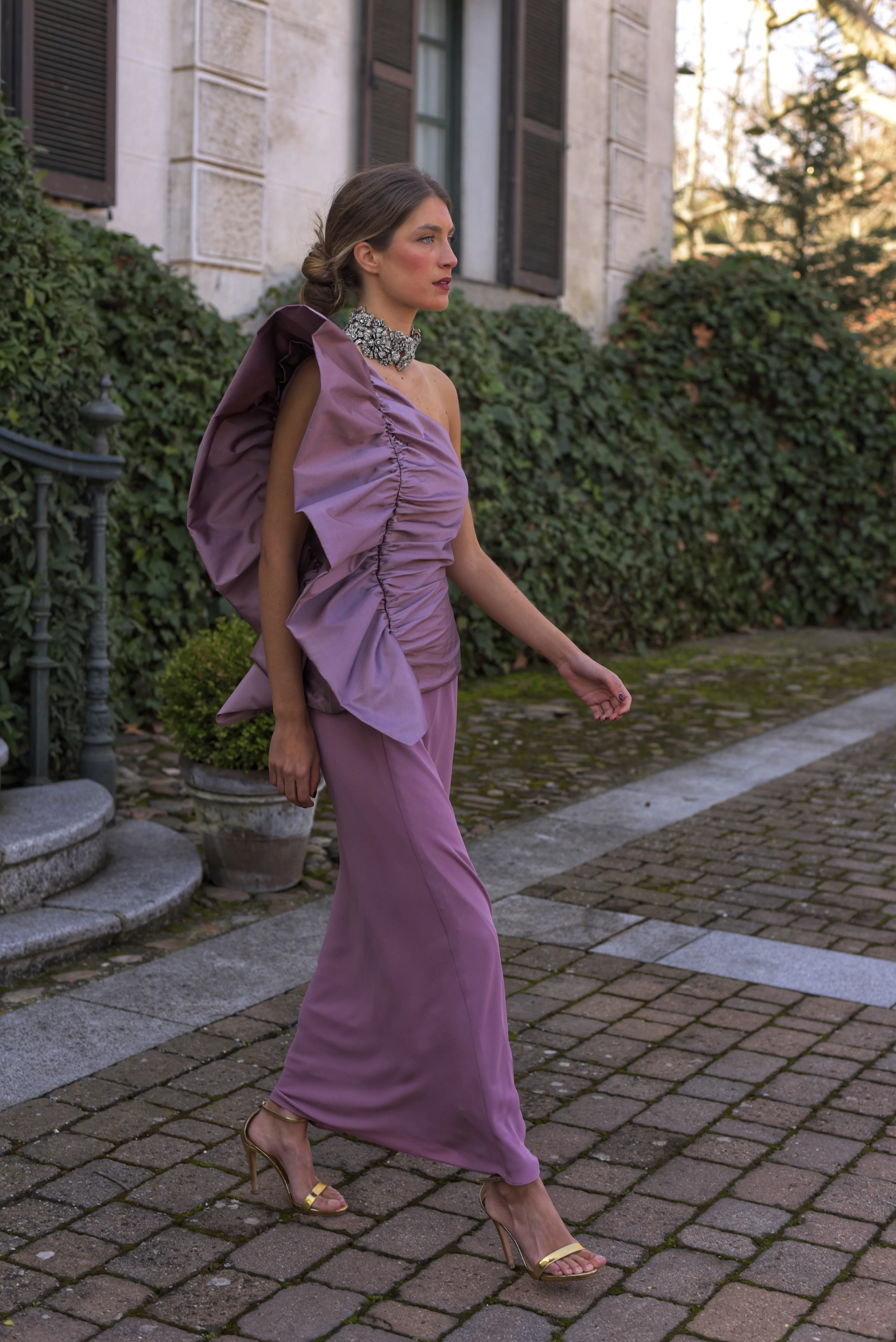 Vestido Lady Leona malva - Image 6