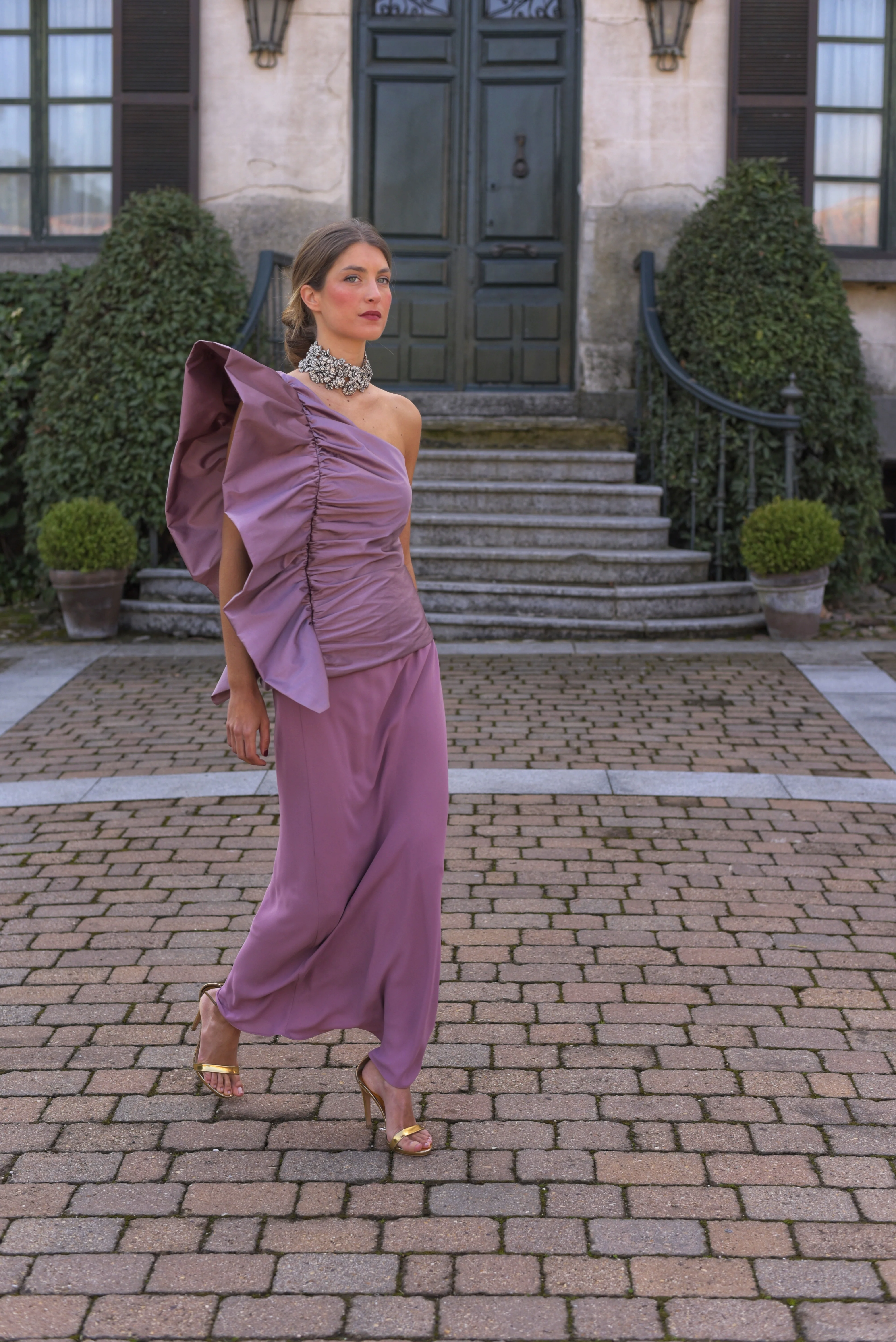 Vestido Lady Leona malva - Image 7
