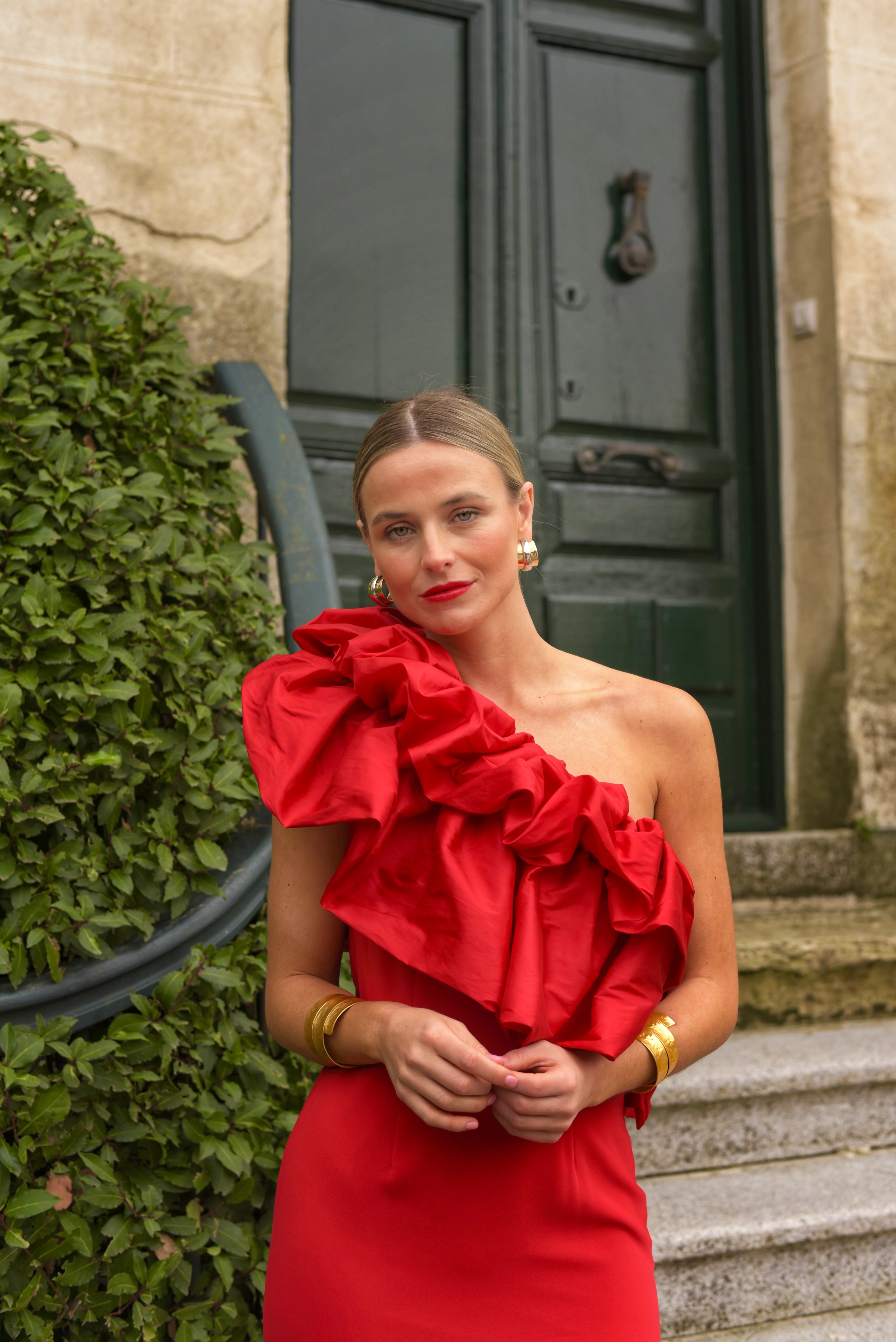 Vestido Orquídea rojo - Image 4