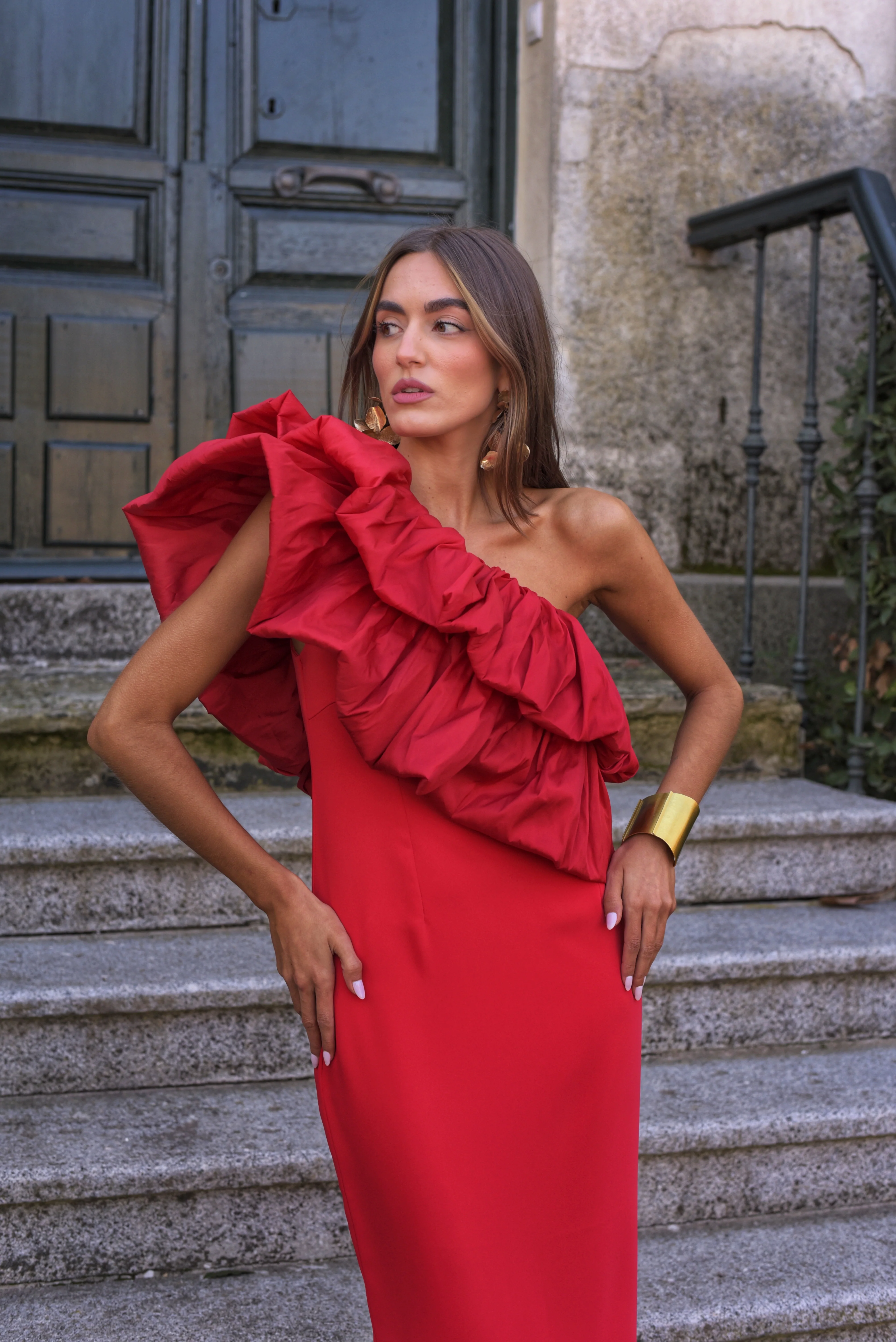 Vestido Orquídea rojo - Image 6