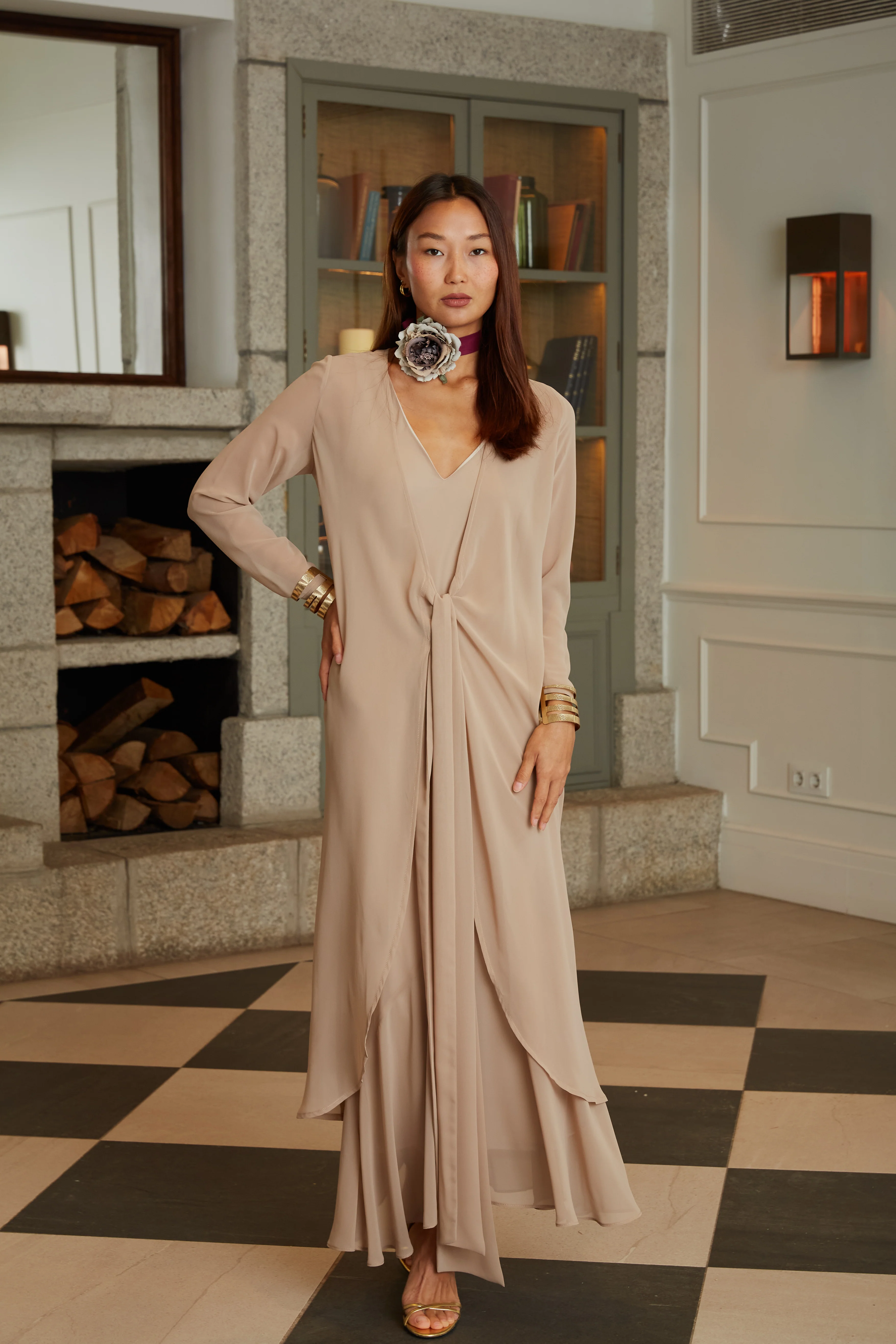Vestido Sabina beis - Image 4