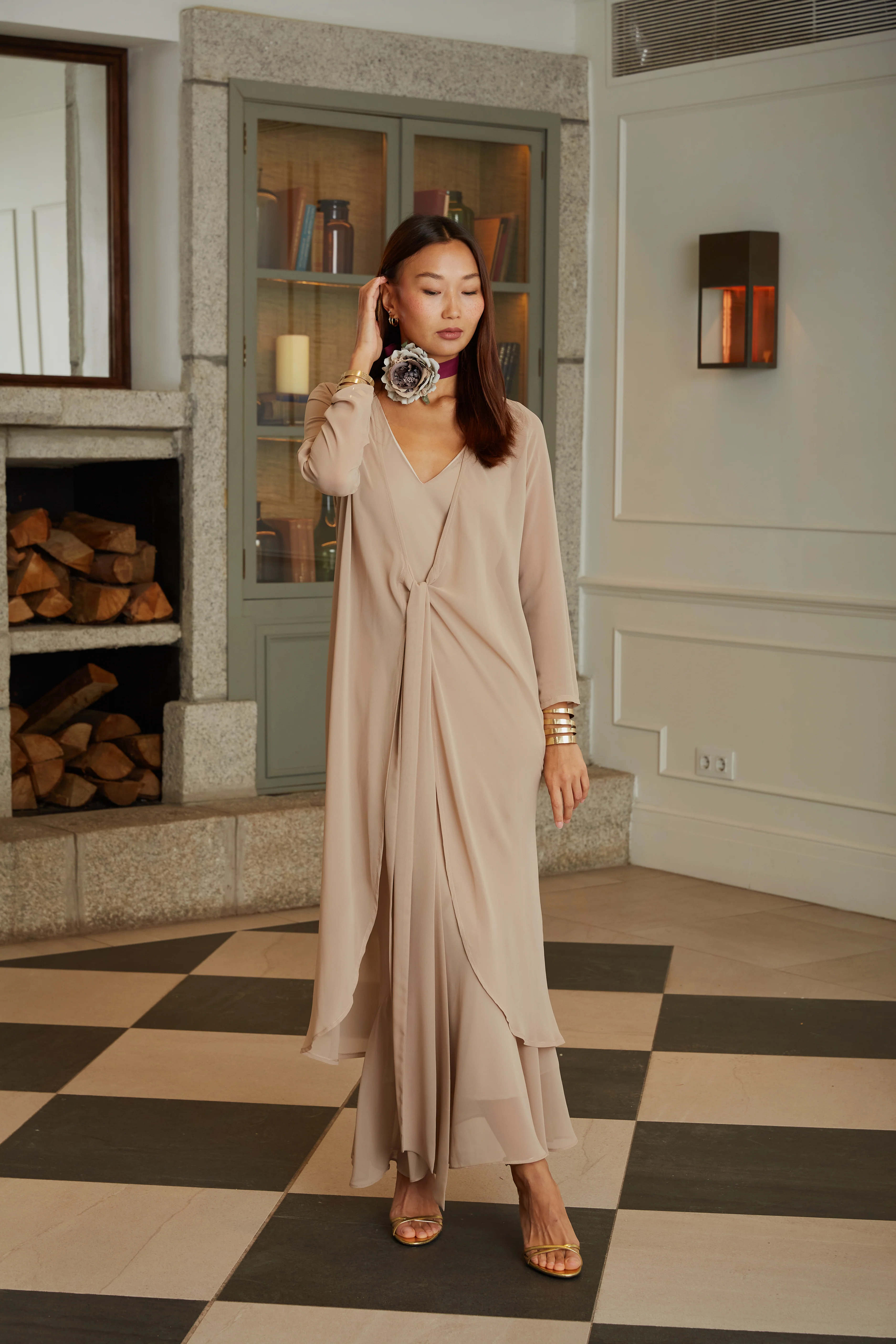 Vestido Sabina beis - Image 5