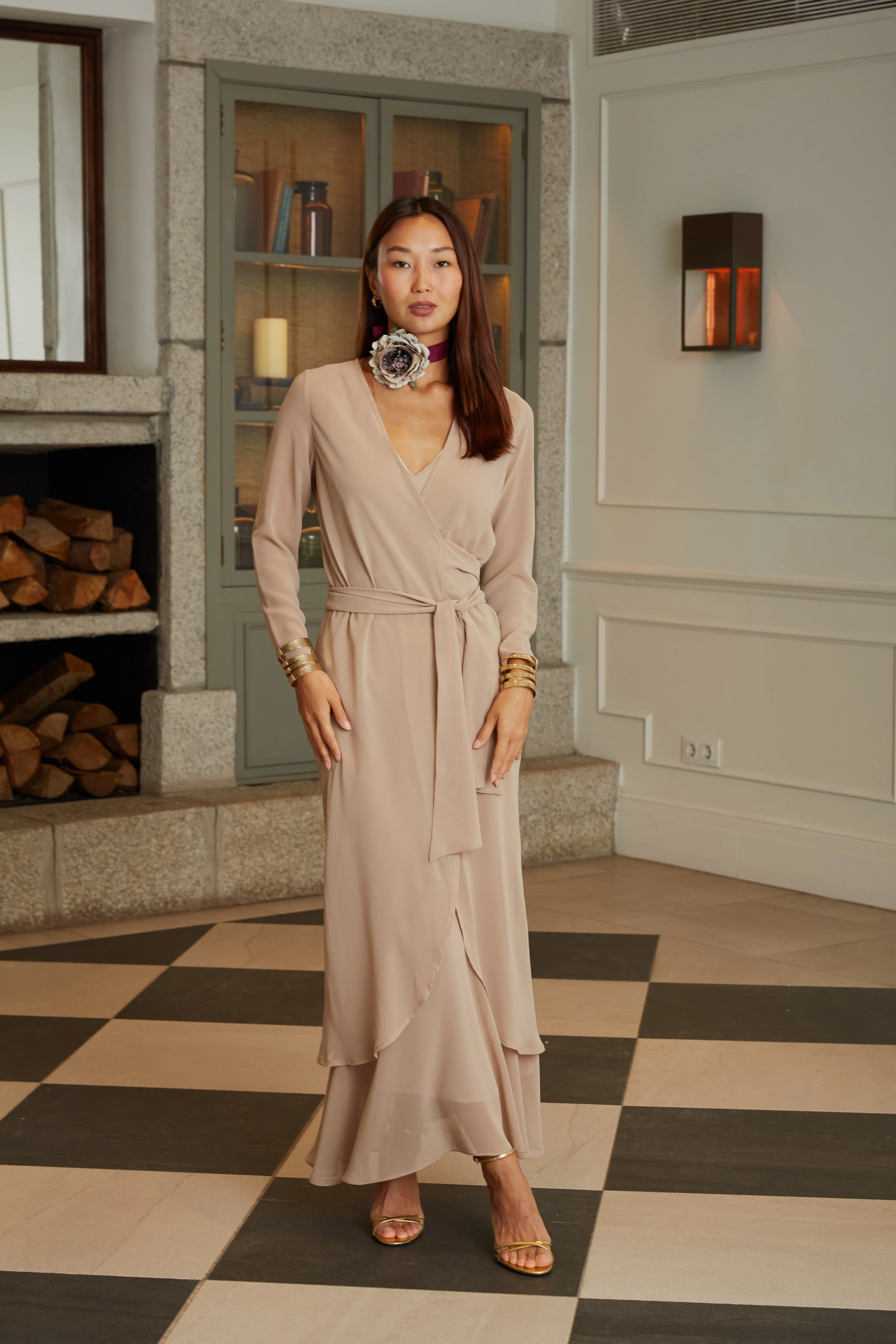 Vestido Sabina beis - Image 6
