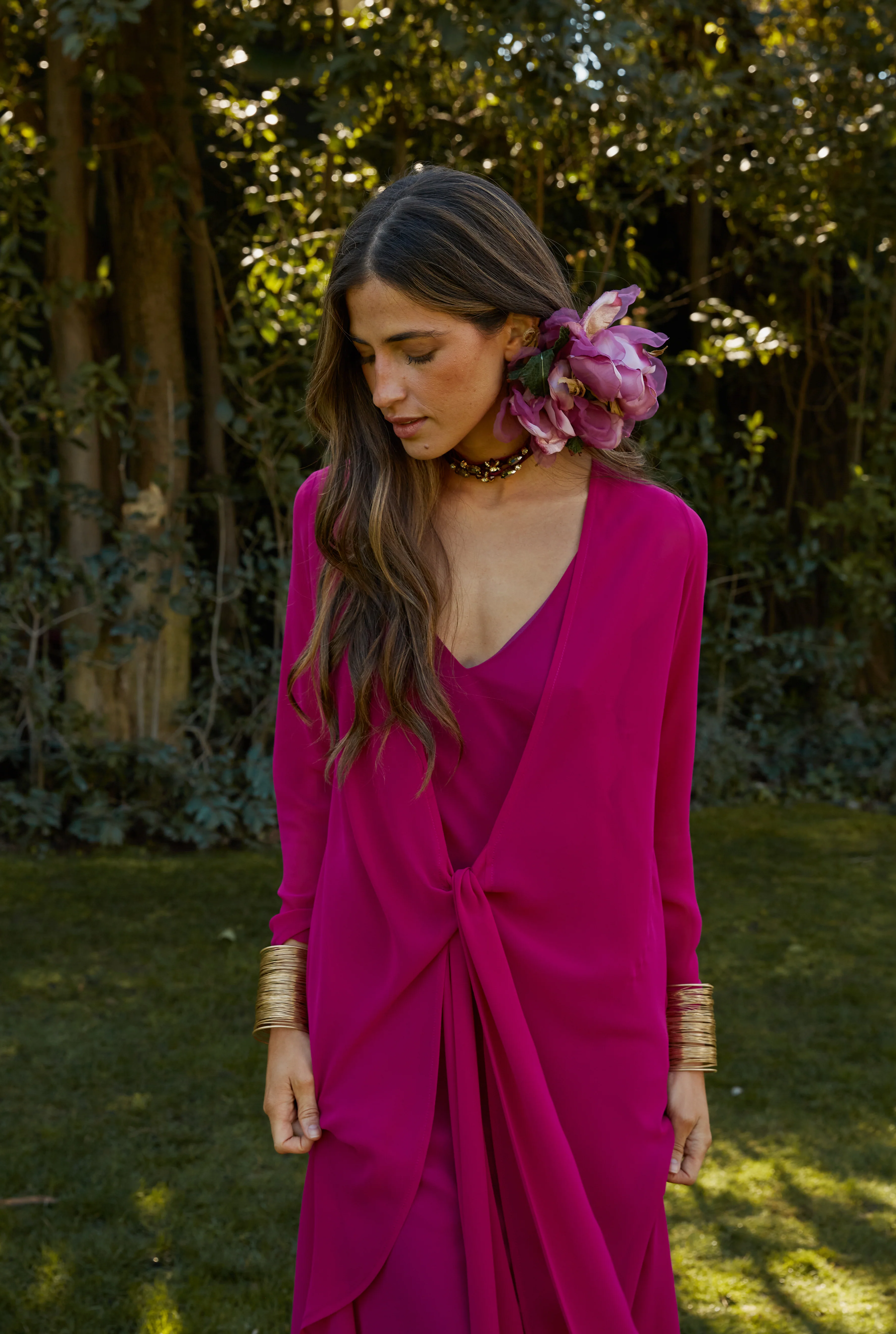 Vestido Sabina buganvilla - Image 3