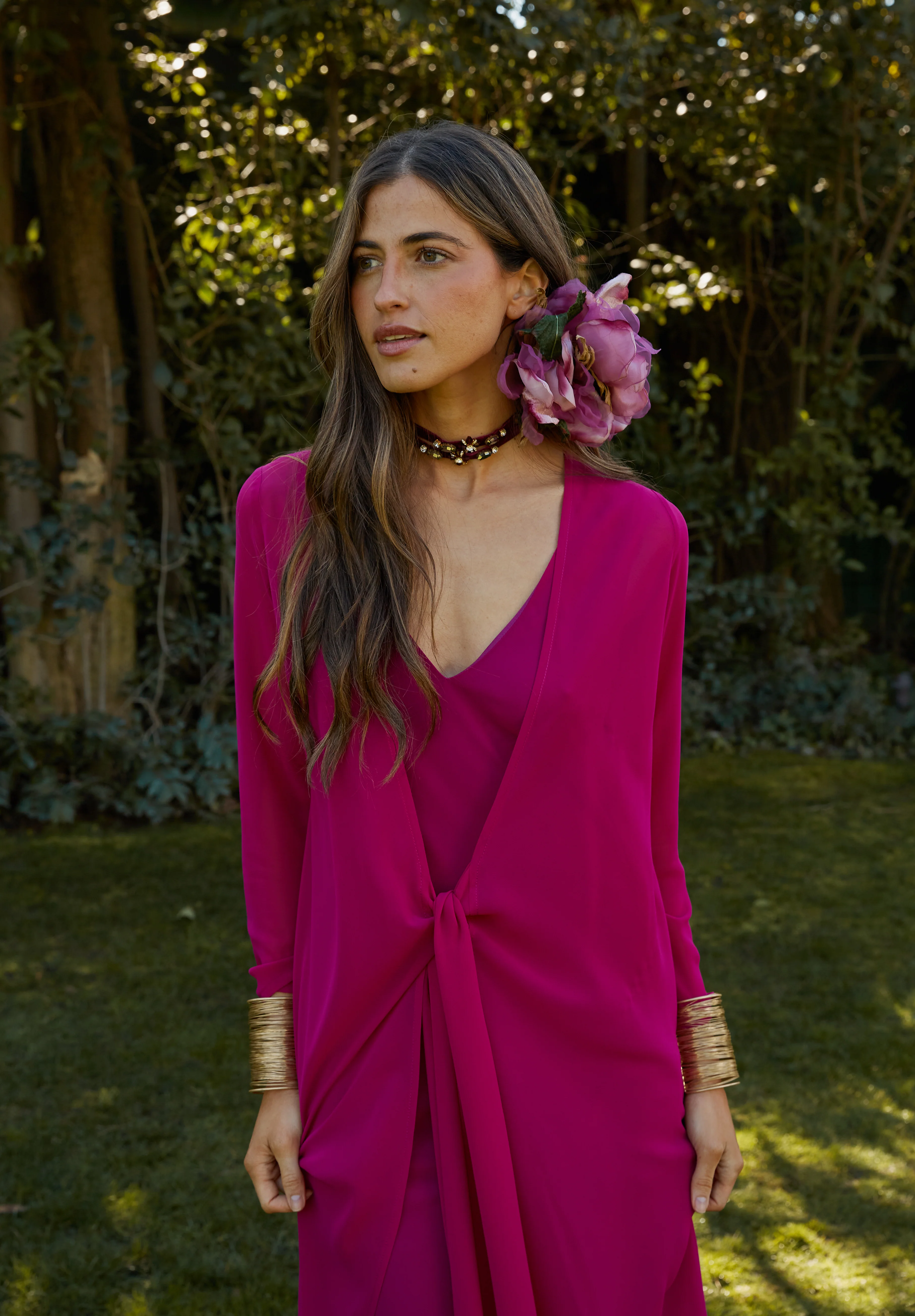 Vestido Sabina buganvilla - Image 4