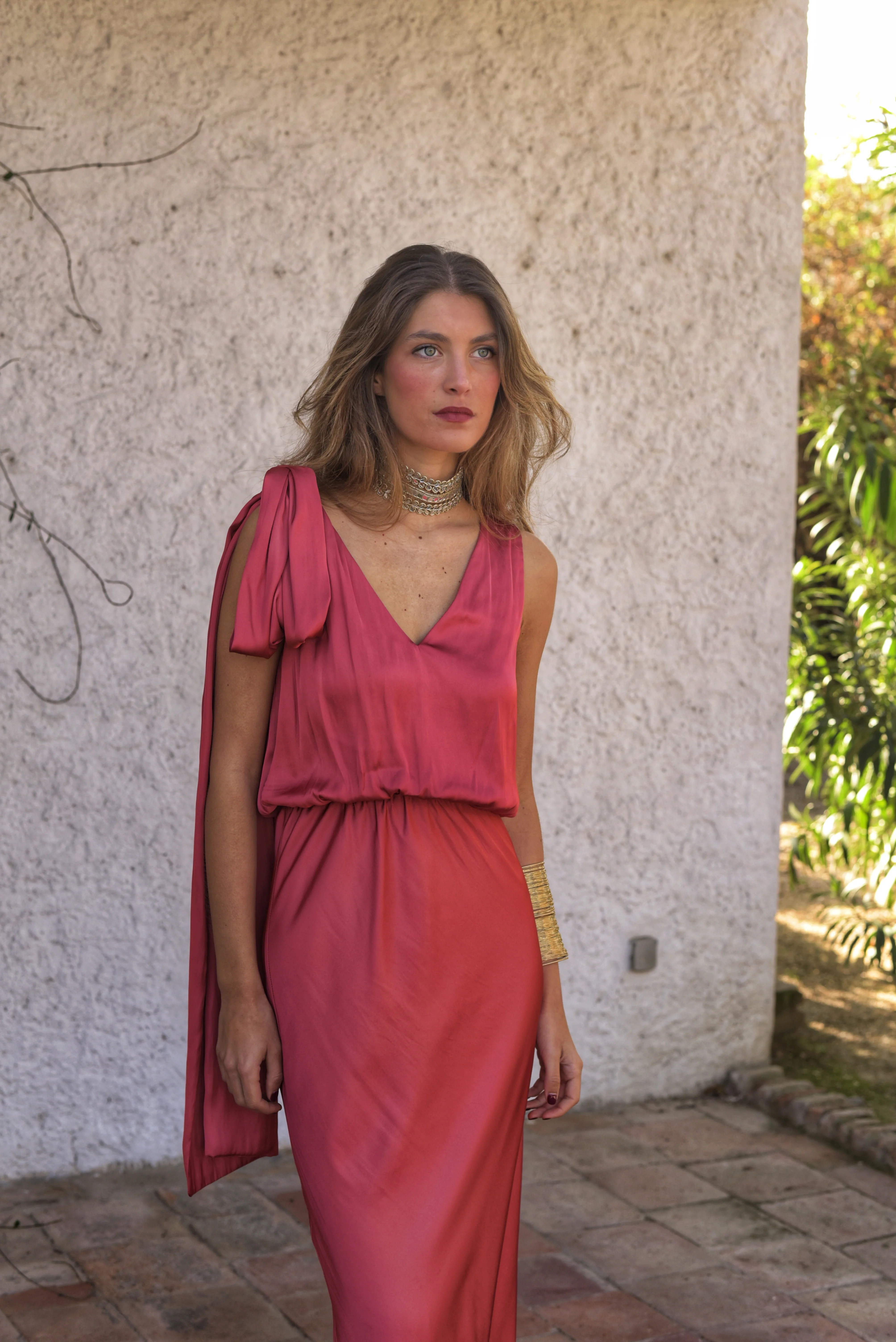 Vestido Lady Antílope coral - Image 2