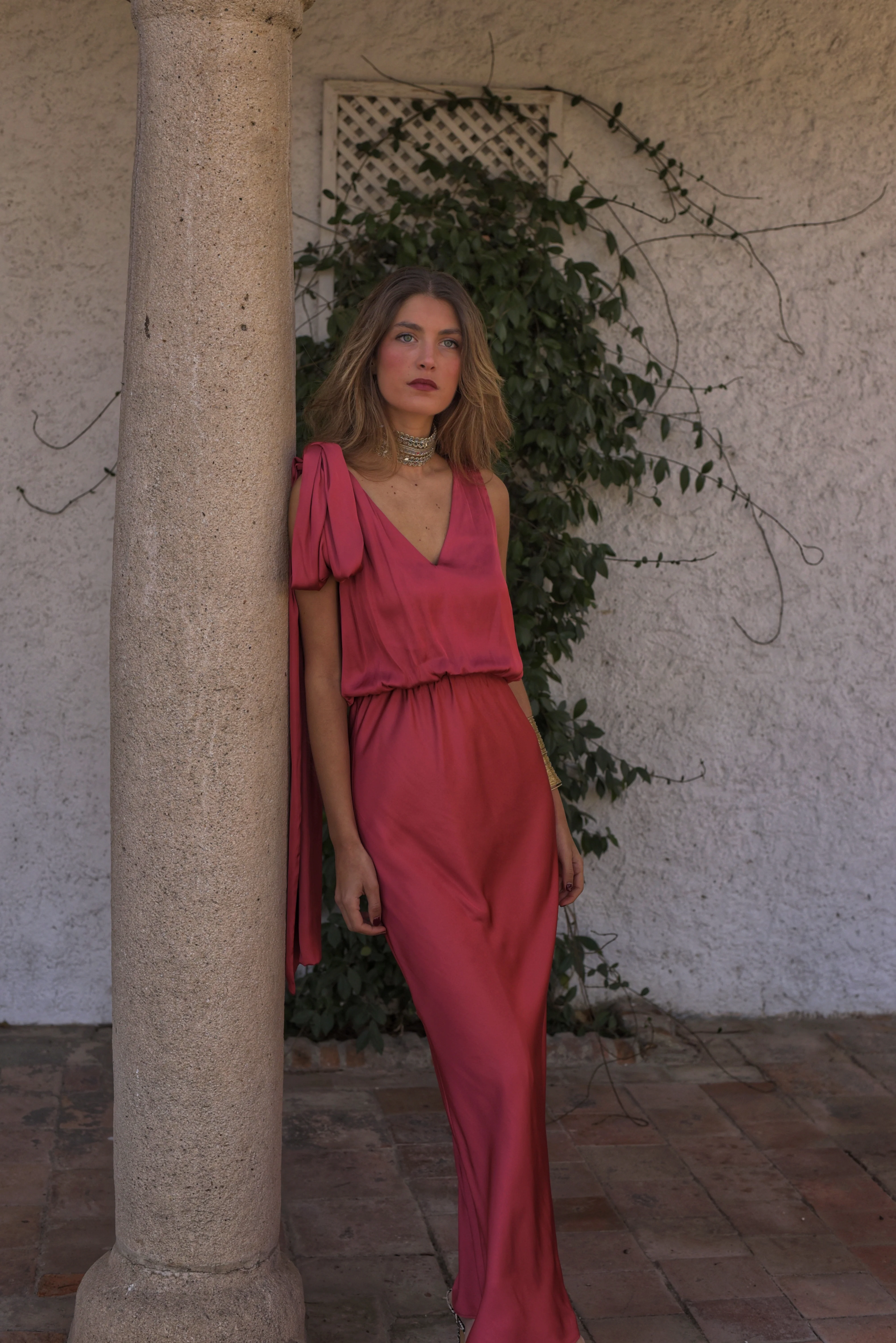 Vestido Lady Antílope coral - Image 3
