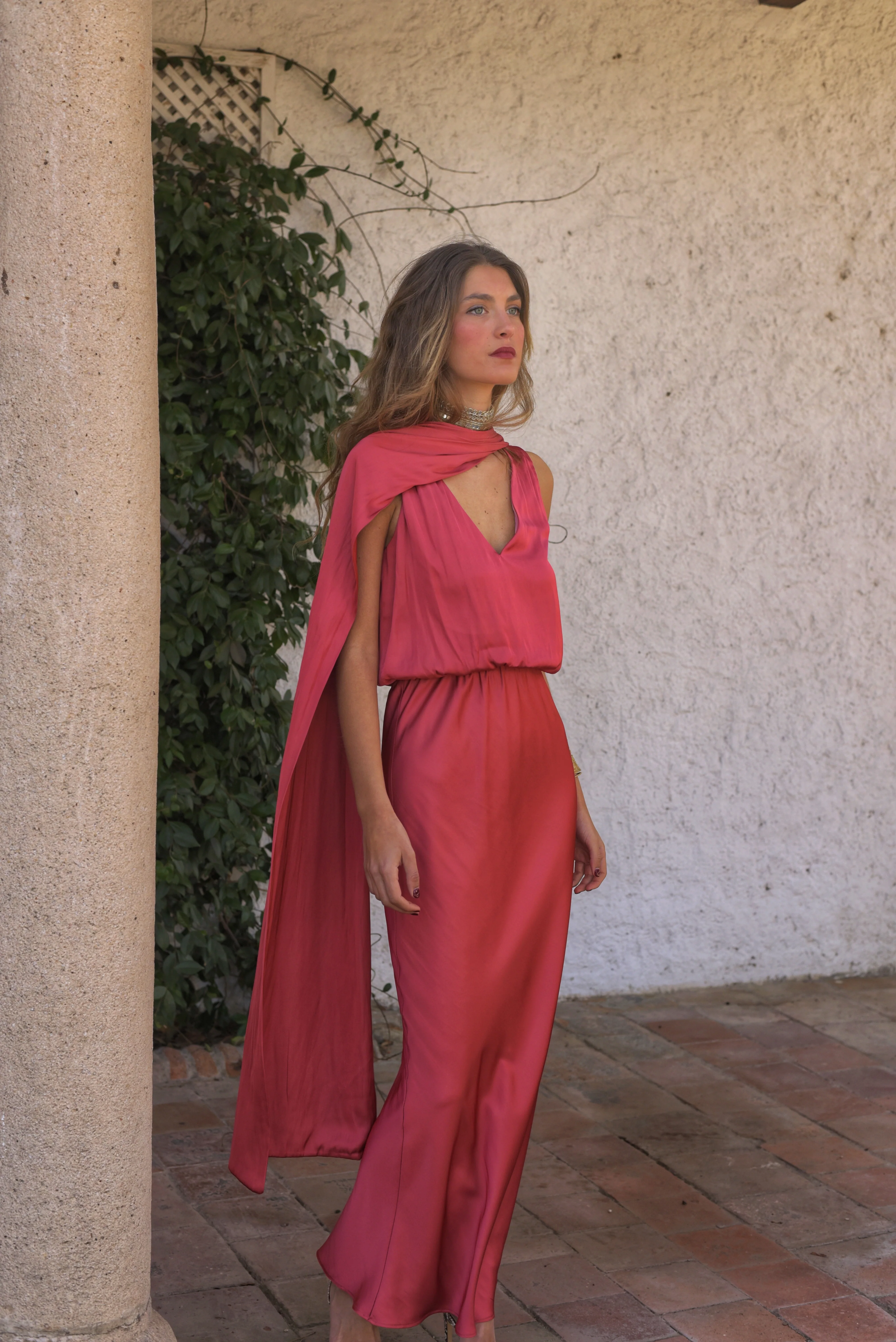 Vestido Lady Antílope coral - Image 4