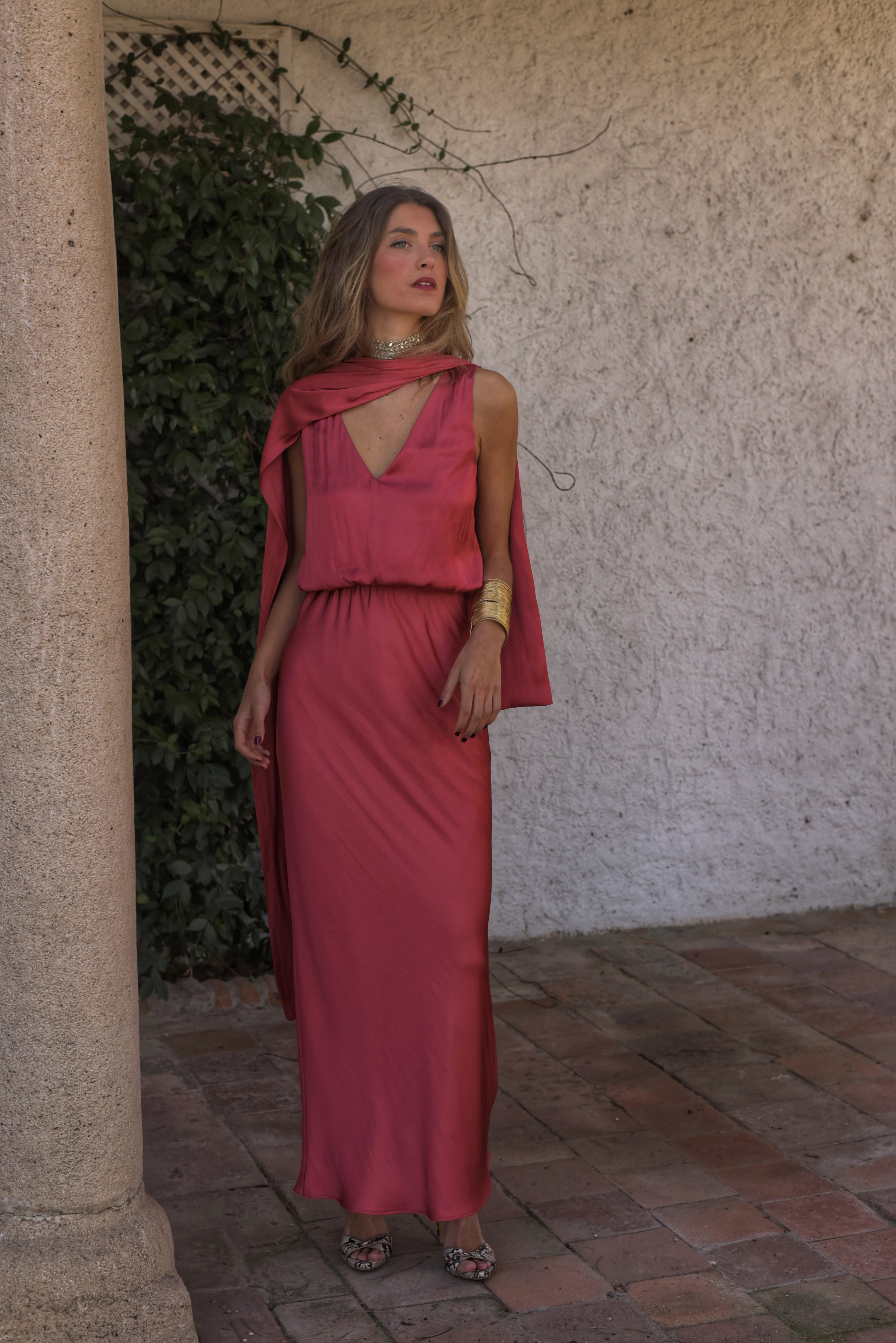 Vestido Lady Antílope coral - Image 5