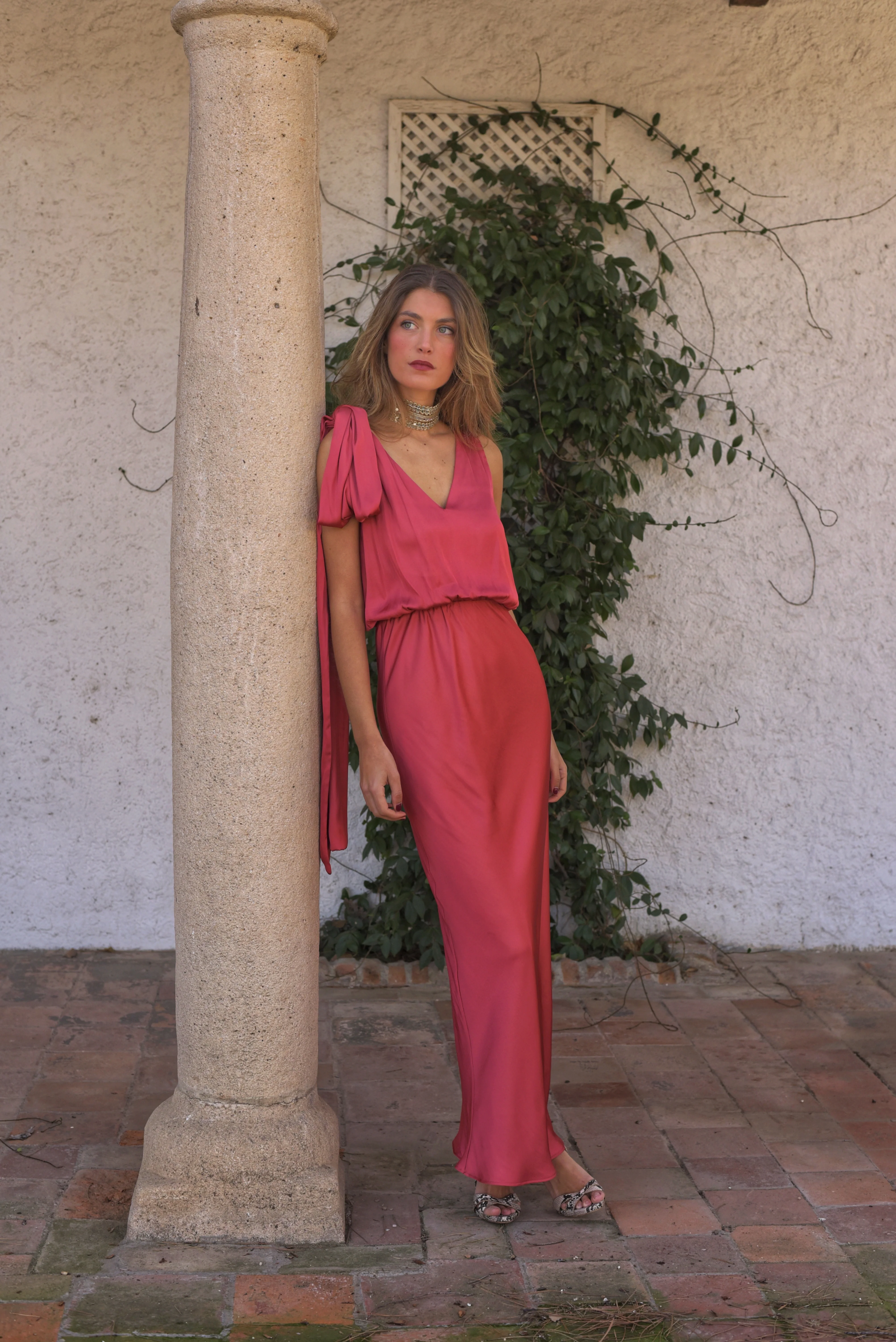 Vestido Lady Antílope coral - Image 8