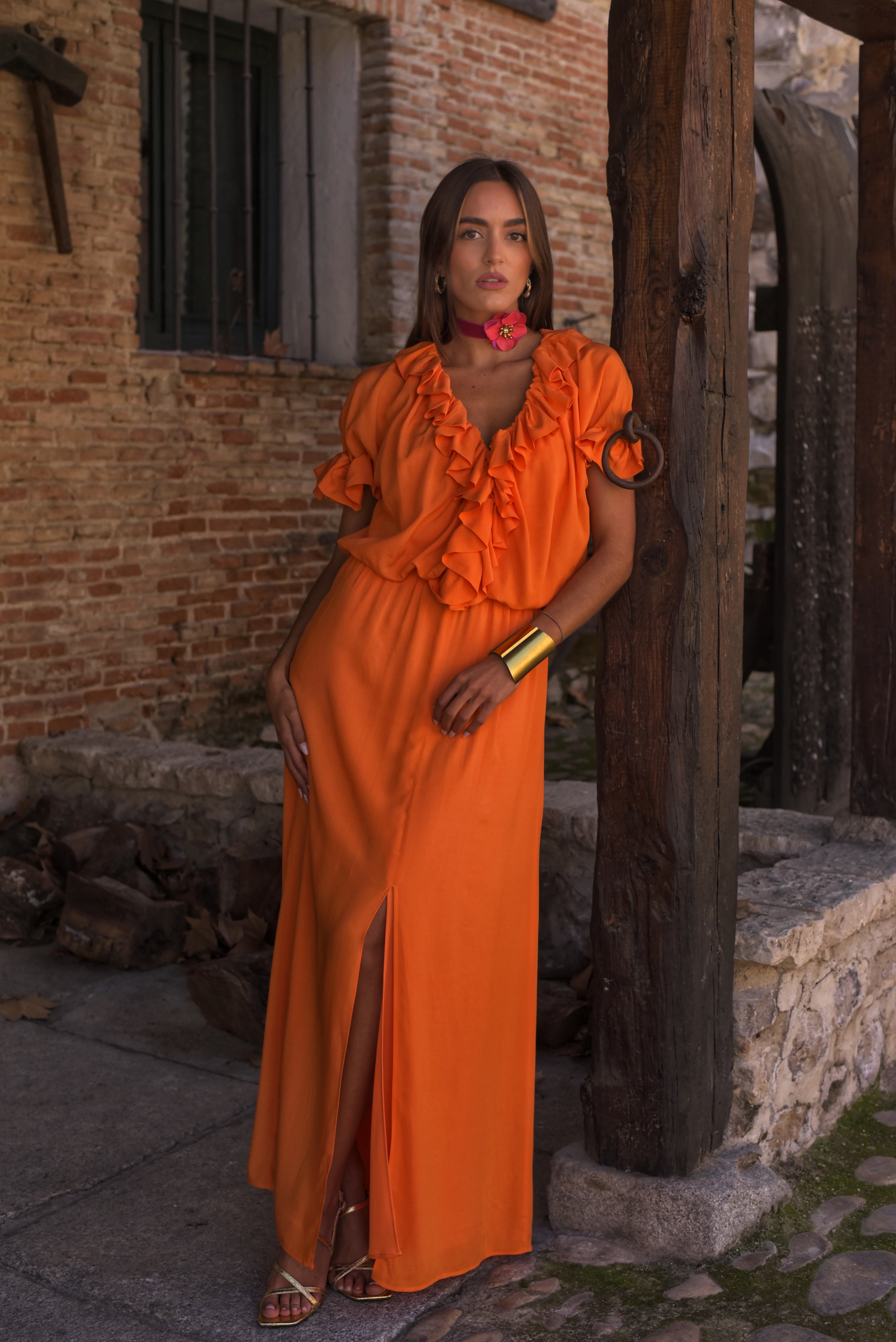 Vestido Lady Elefante naranja - Image 3
